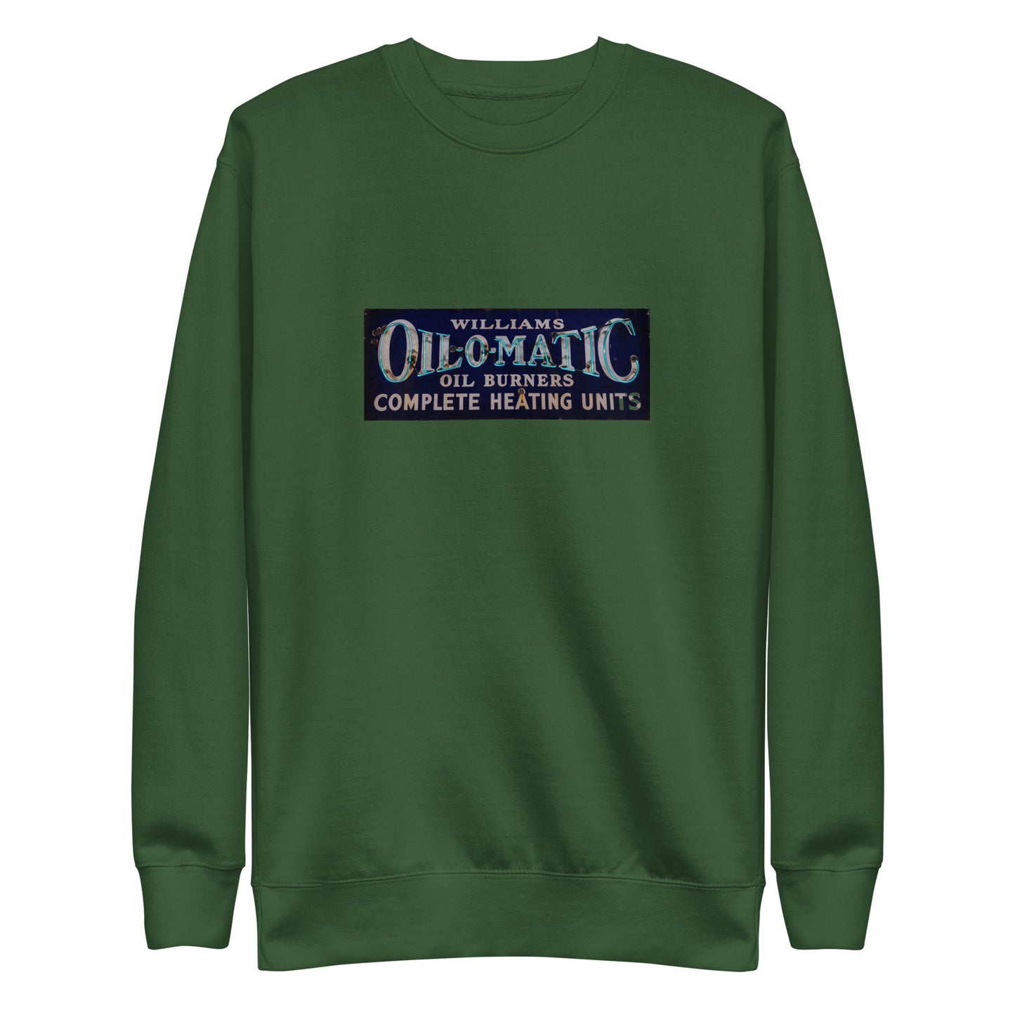 Vintage Oil O Matic Heating Neon Style Unisex Premium Sweatshirt