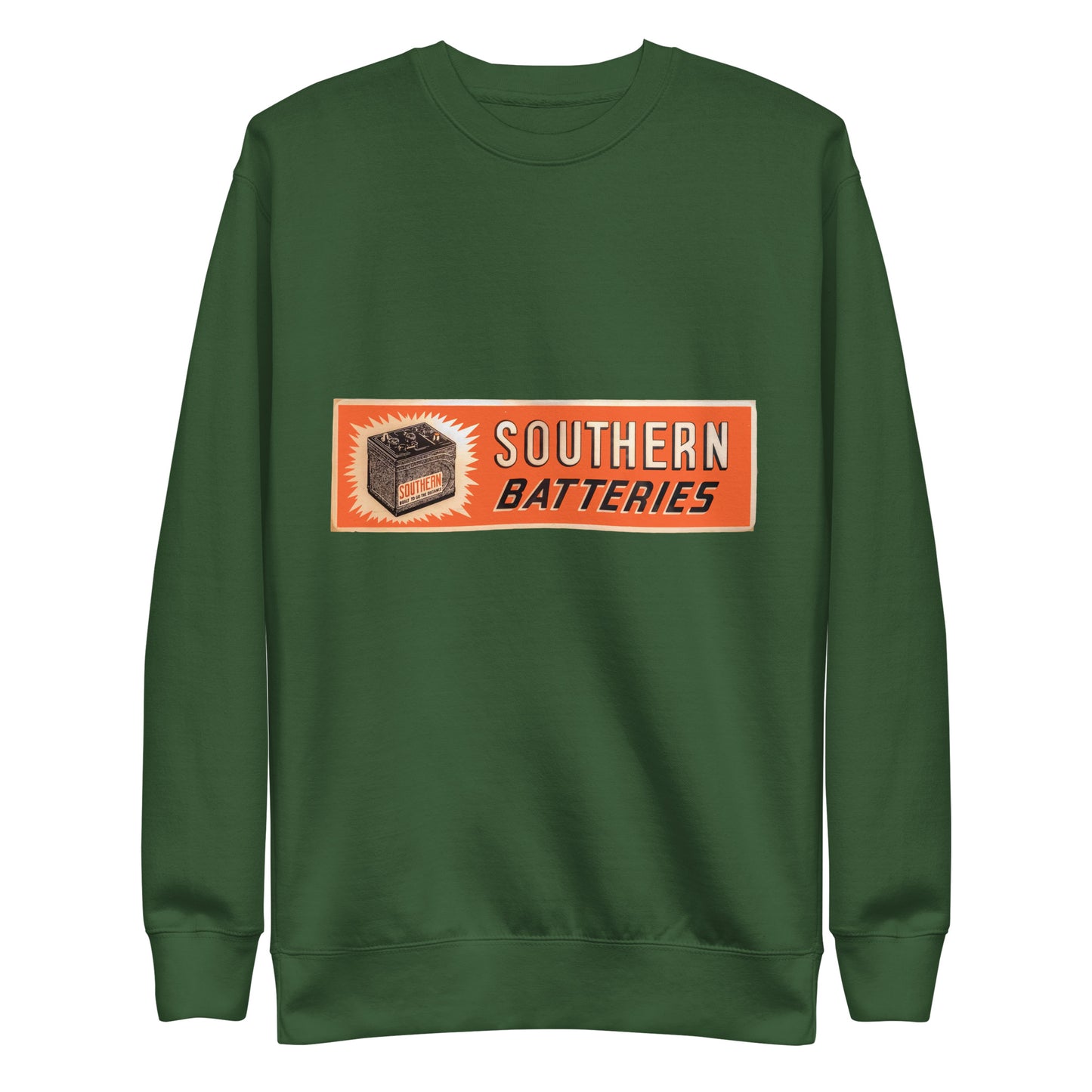 Vintage Porcelain Southern Batteries Unisex Premium Sweatshirt