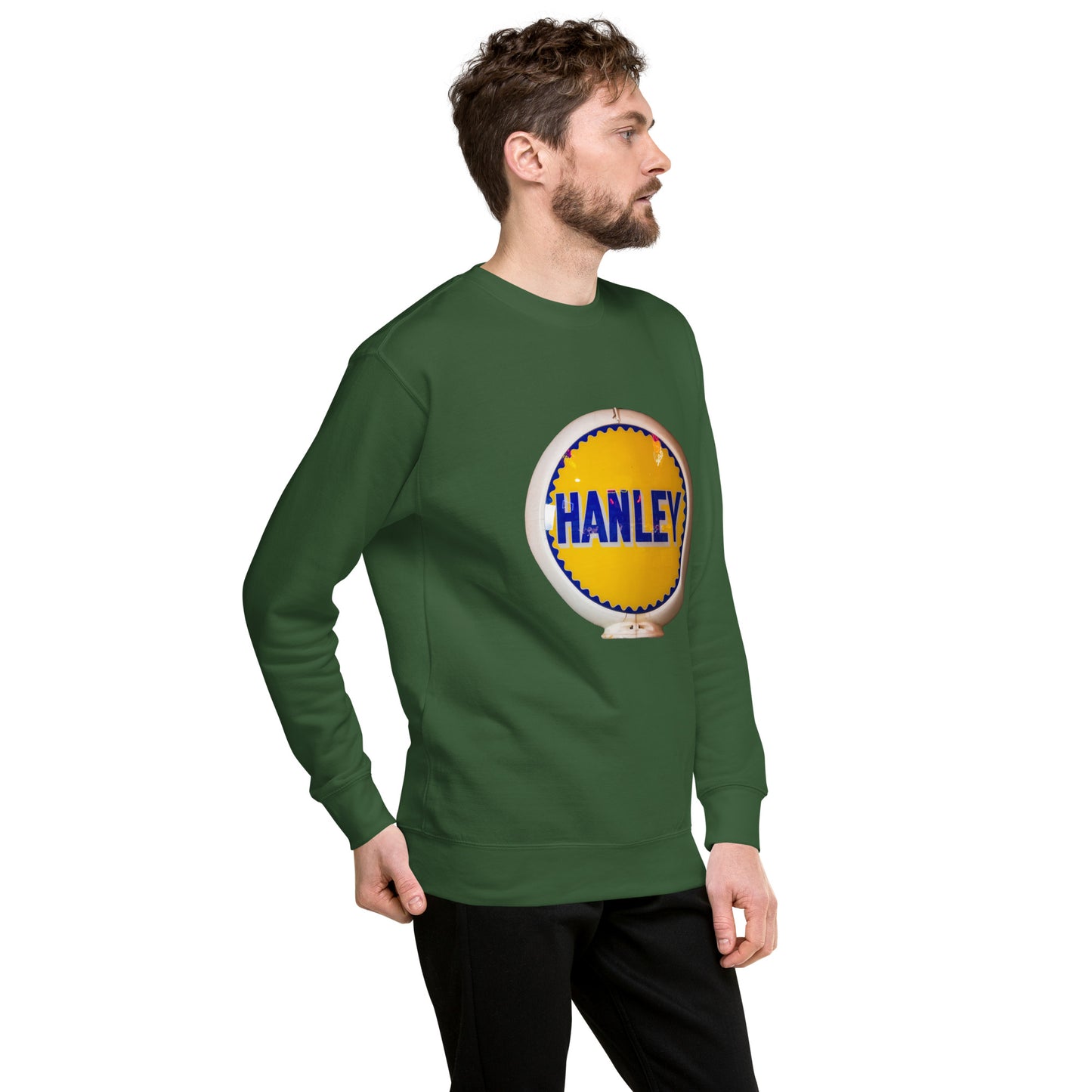 Retro Gas Globe Handly Unisex Premium Sweatshirt