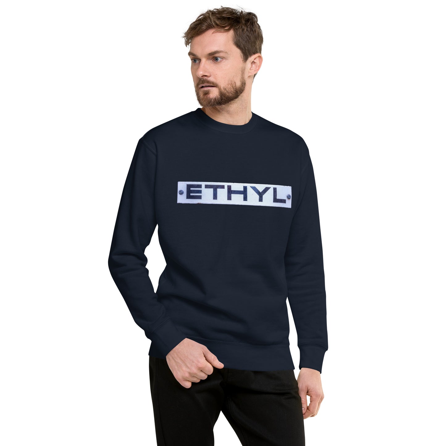 Vintage Ethyl Gas Sign Unisex Premium Sweatshirt