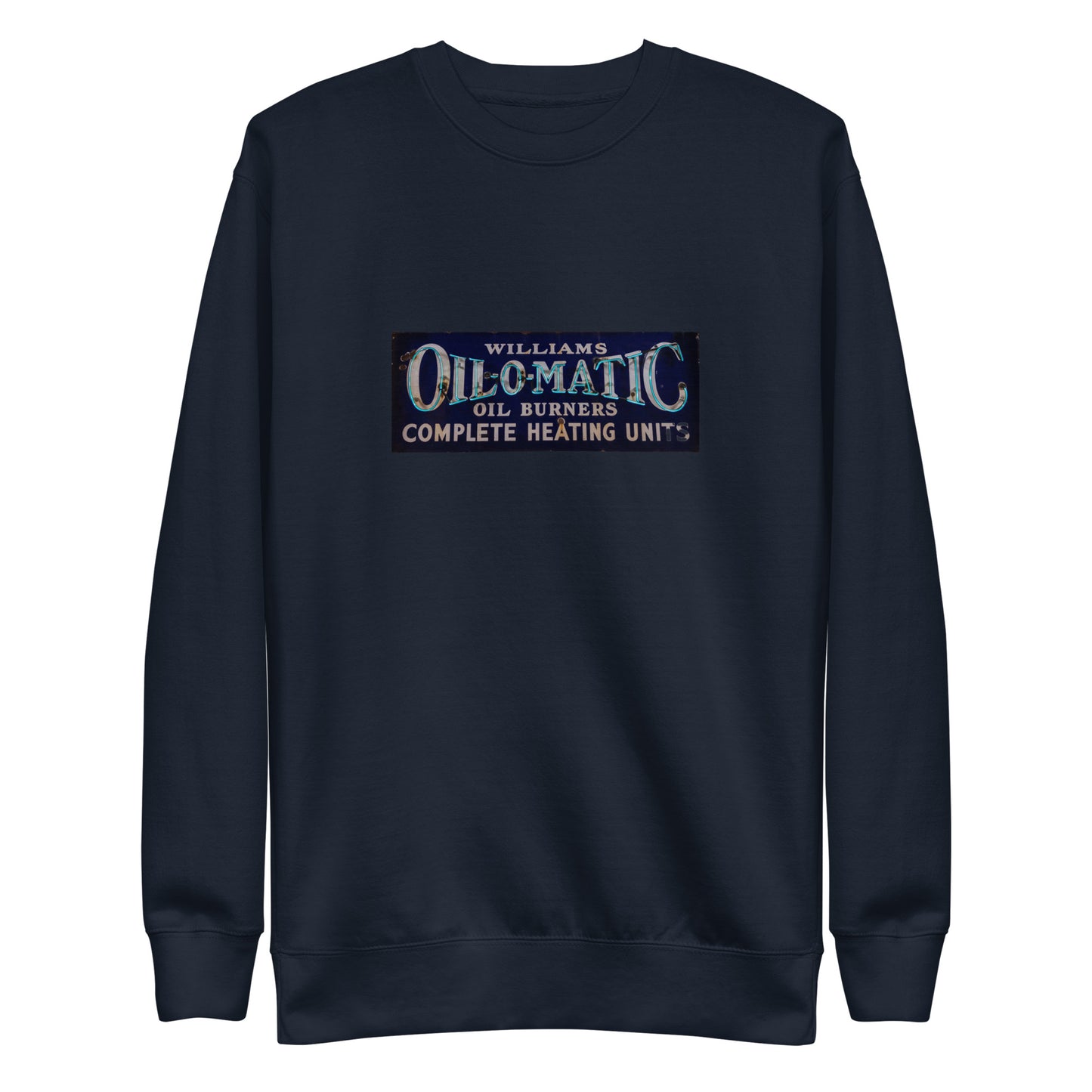 Vintage Oil O Matic Heating Neon Style Unisex Premium Sweatshirt