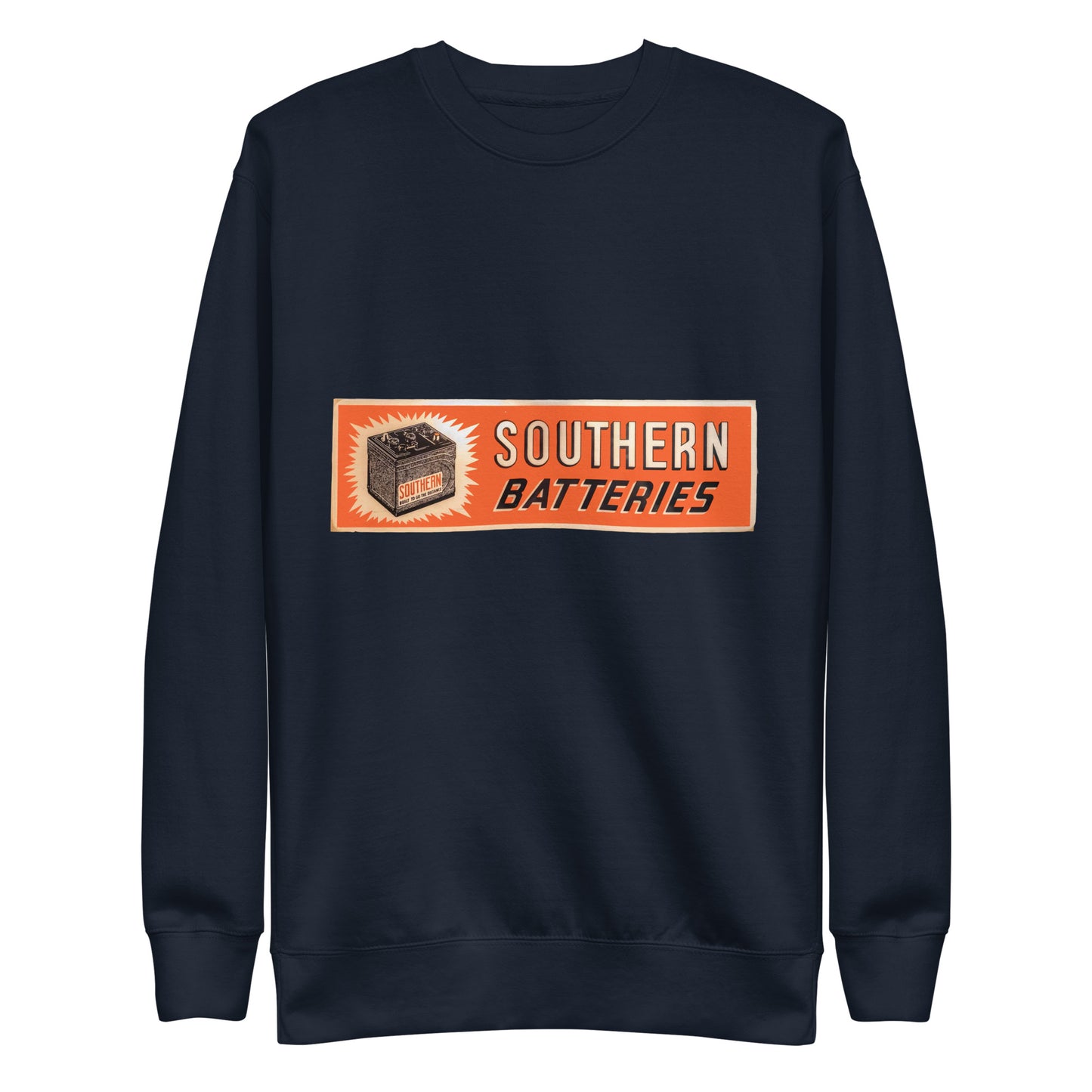 Vintage Porcelain Southern Batteries Unisex Premium Sweatshirt