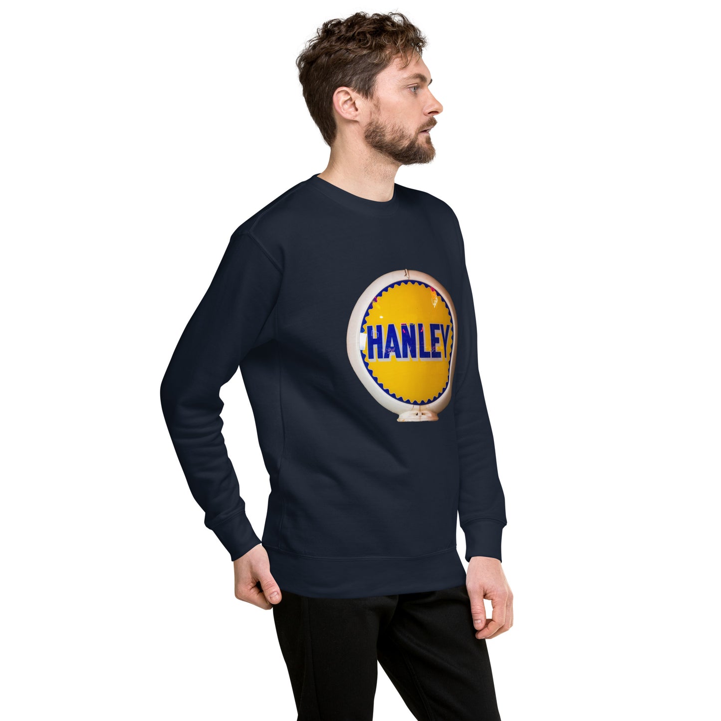 Retro Gas Globe Handly Unisex Premium Sweatshirt