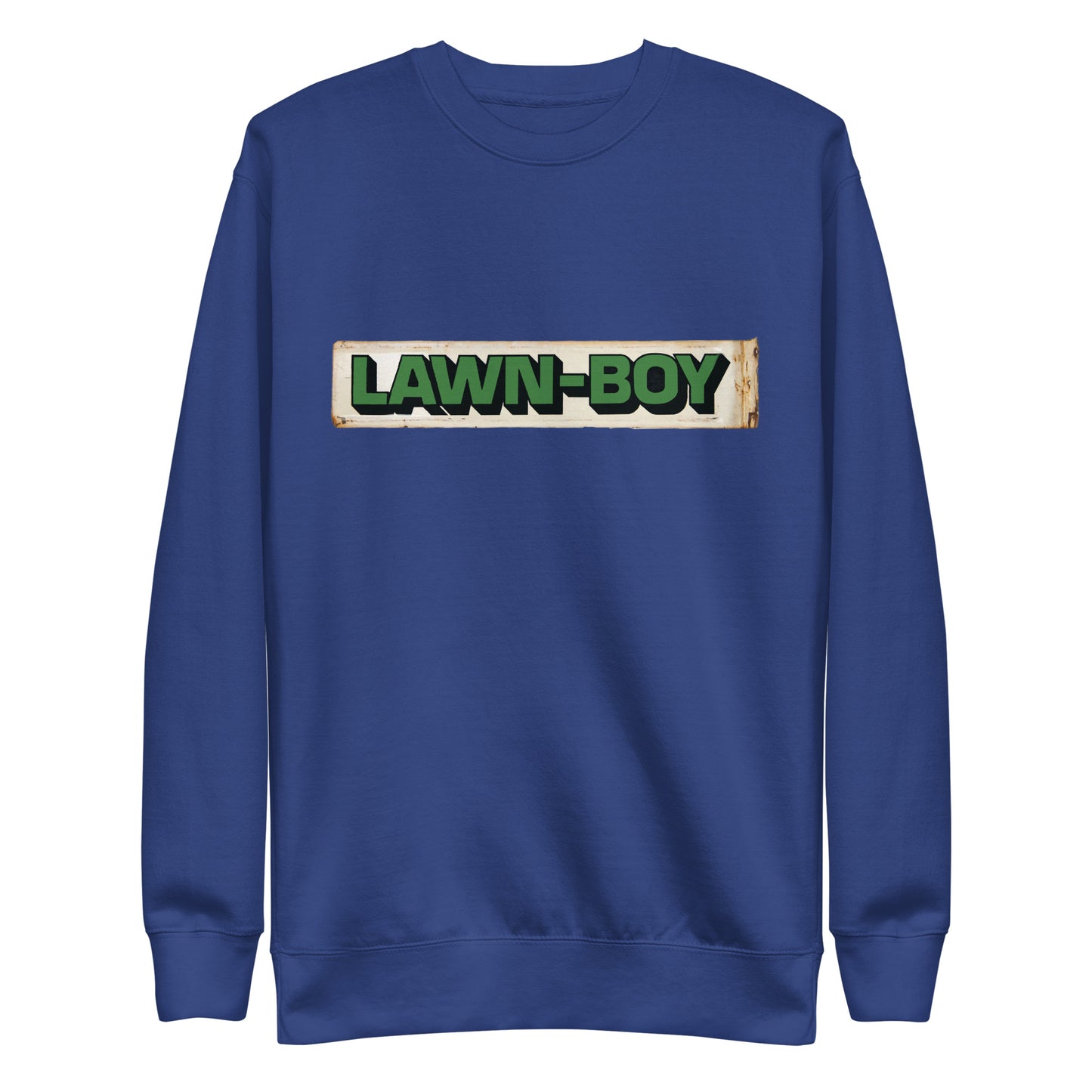 Lawn Boy Porcelain Patina Style Unisex Premium Sweatshirt