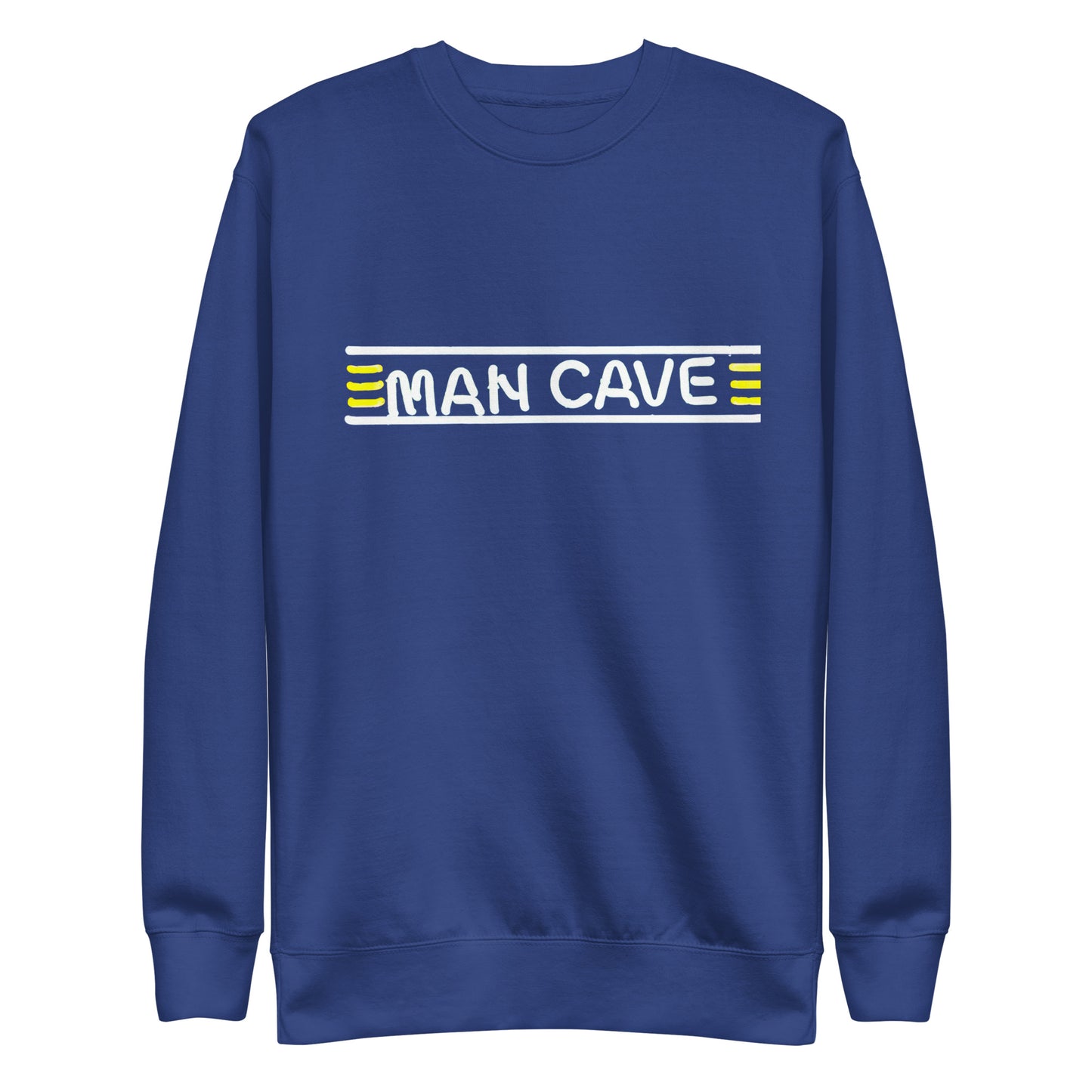 Man Cave Neon Style Unisex Premium Sweatshirt