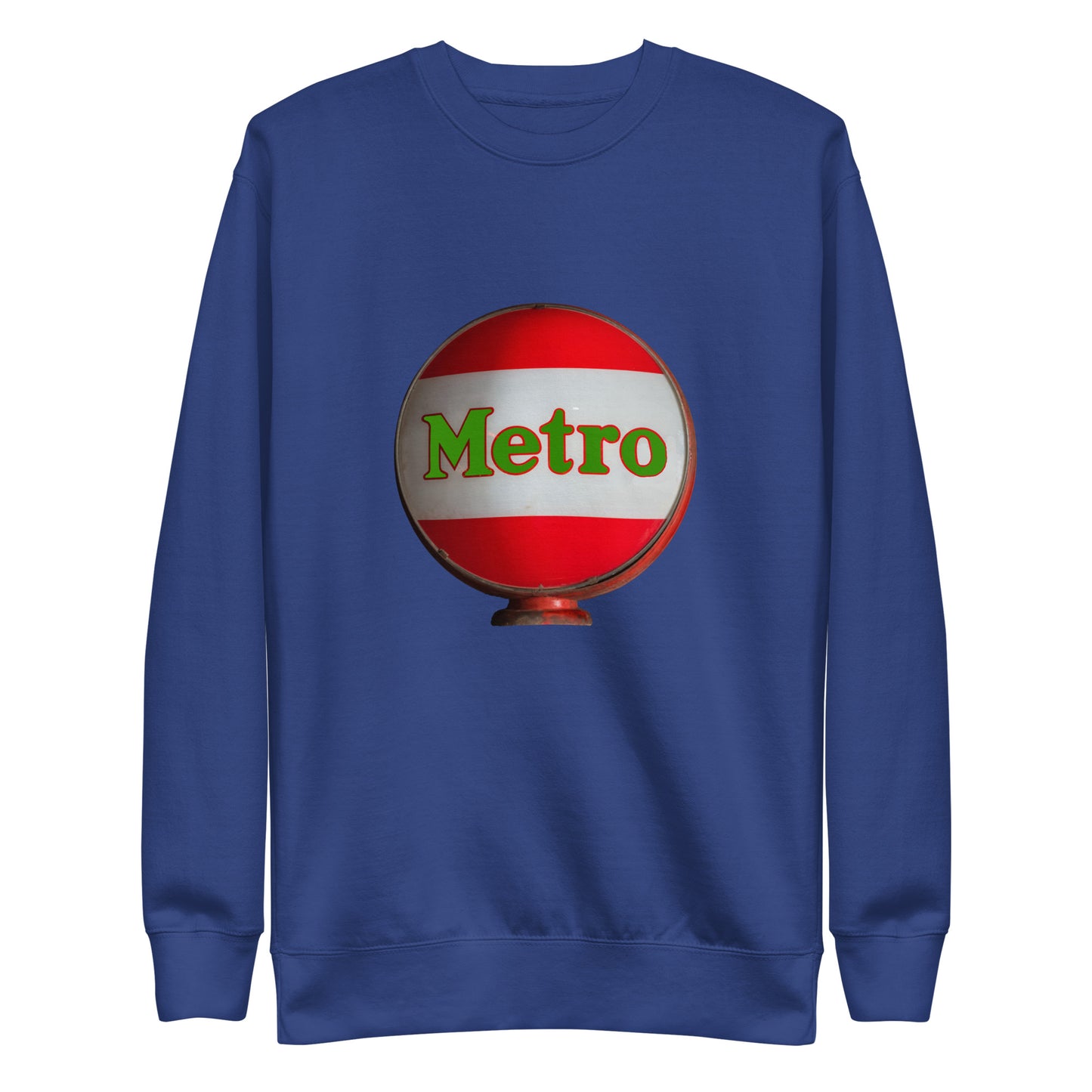 Retro Metro Globe Style Unisex Premium Sweatshirt