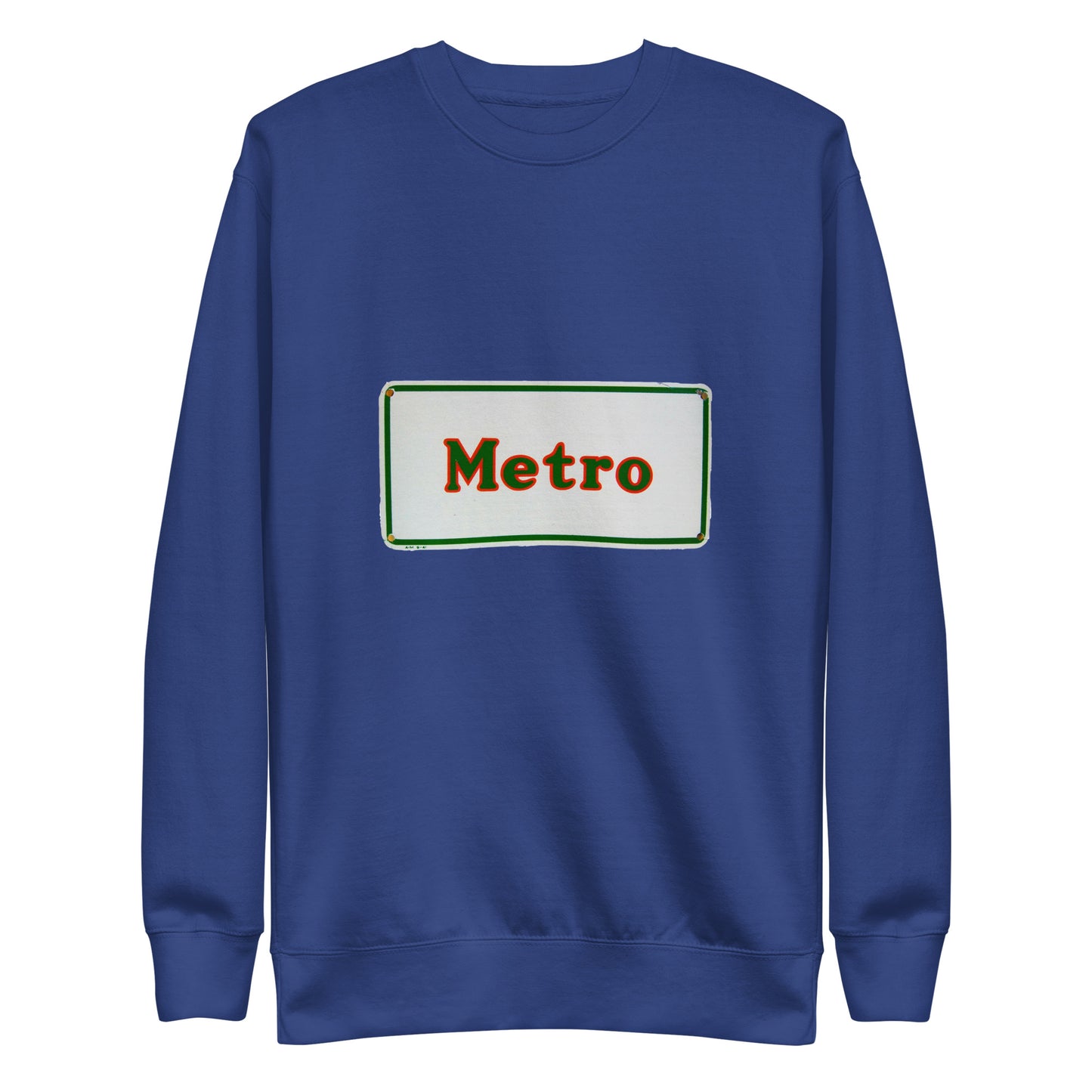 Retro Metro Tin Style Unisex Premium Sweatshirt