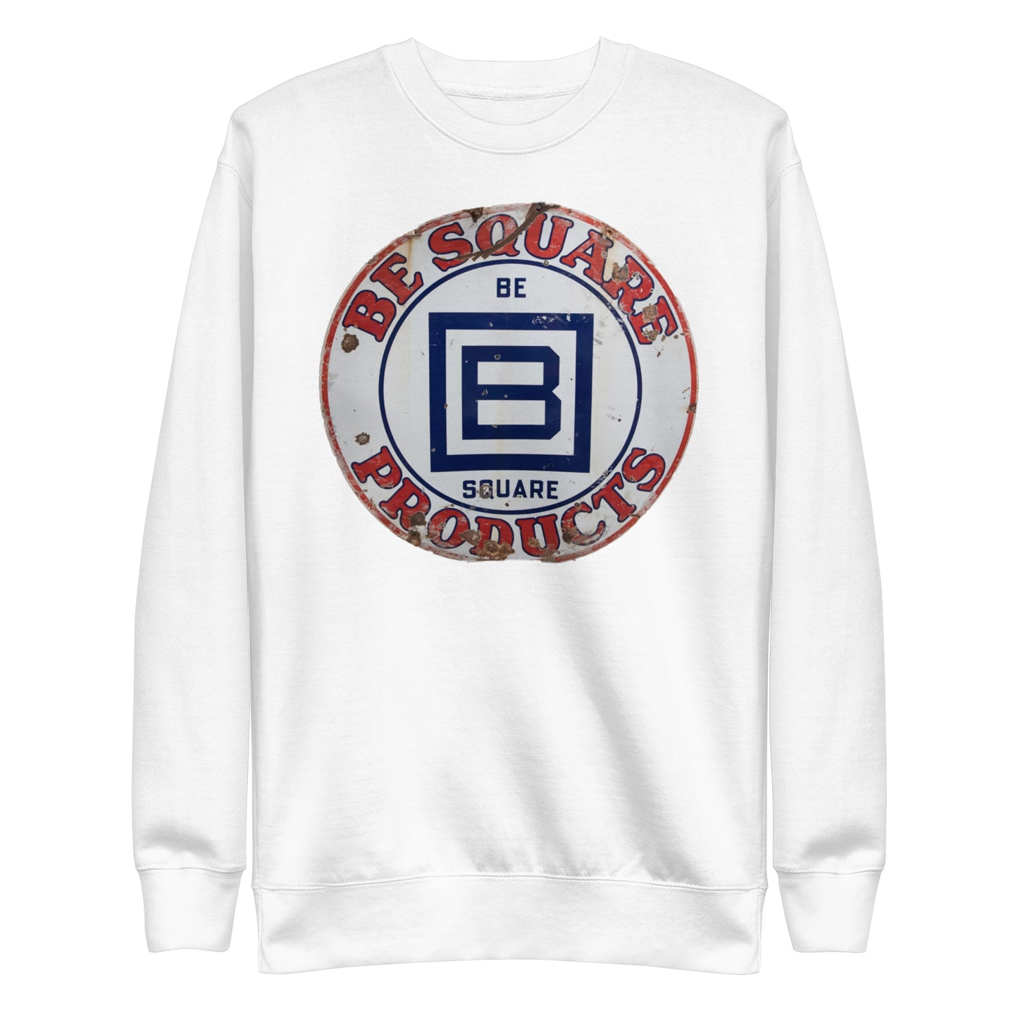 B Square Design Porcelain Unisex Premium Sweatshirt