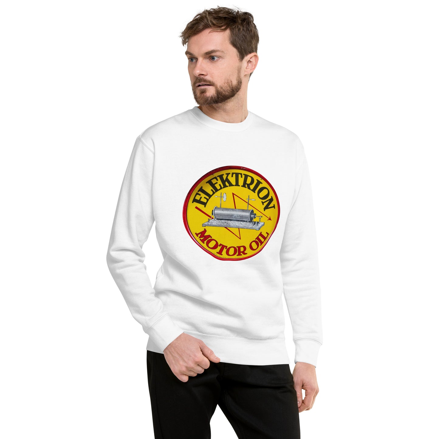 Elektrion Tin Sign Painted Unisex Premium Sweatshirt