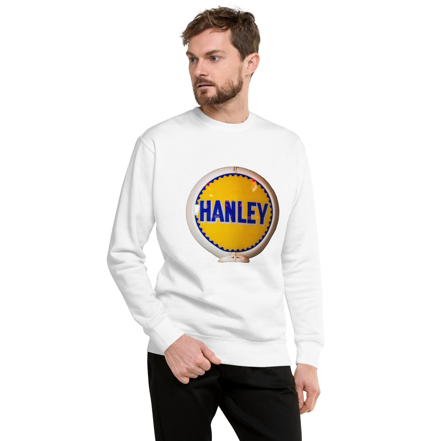 Retro Gas Globe Handly Unisex Premium Sweatshirt