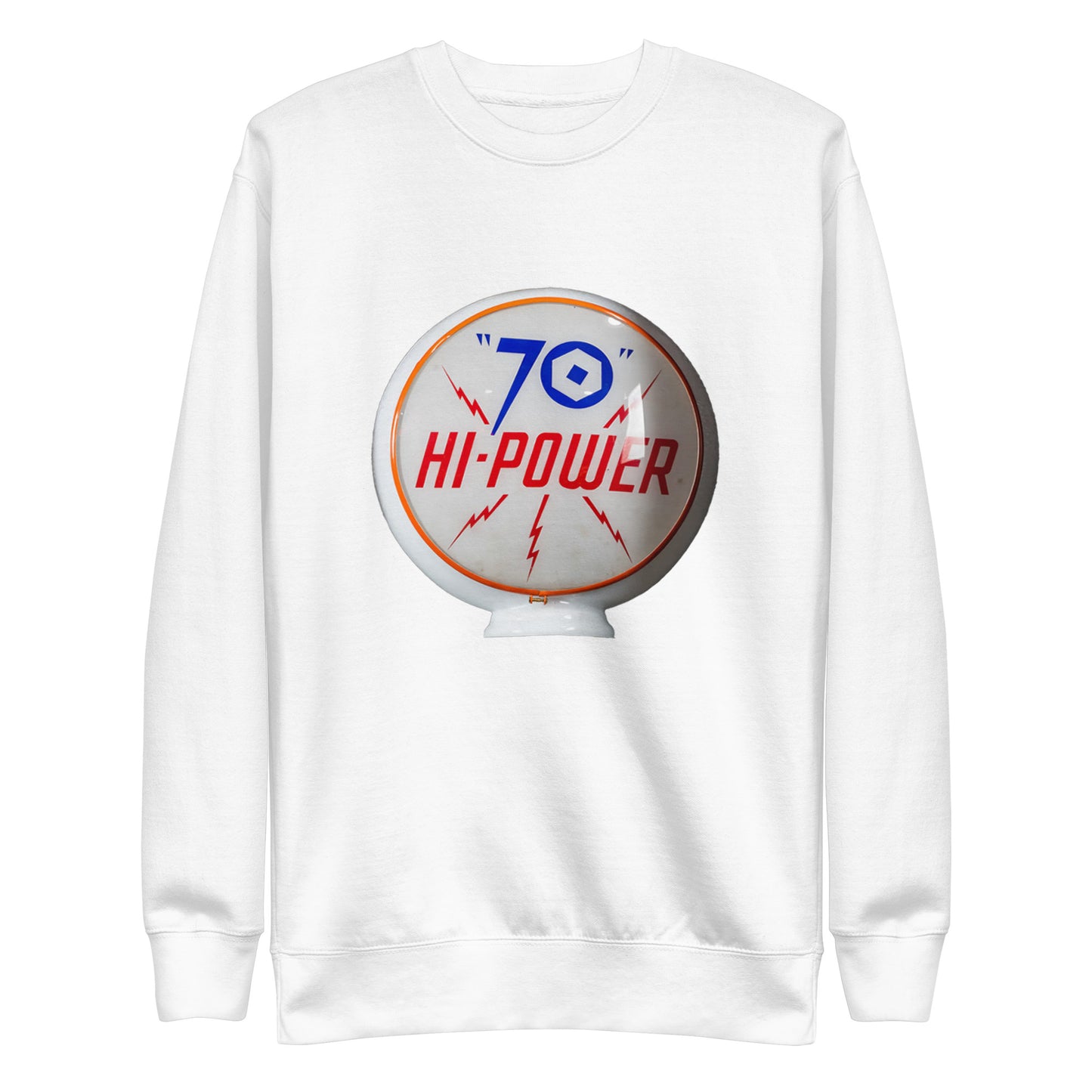 Gas Globe Retro Globe Design Unisex Premium Sweatshirt