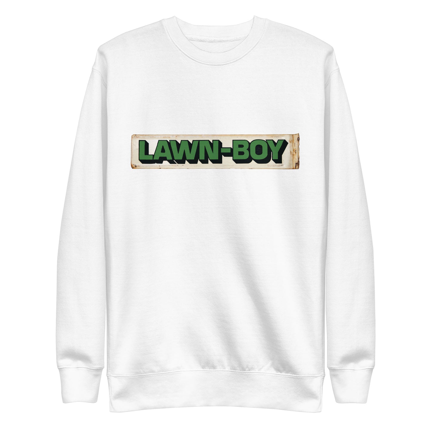 Lawn Boy Porcelain Patina Style Unisex Premium Sweatshirt