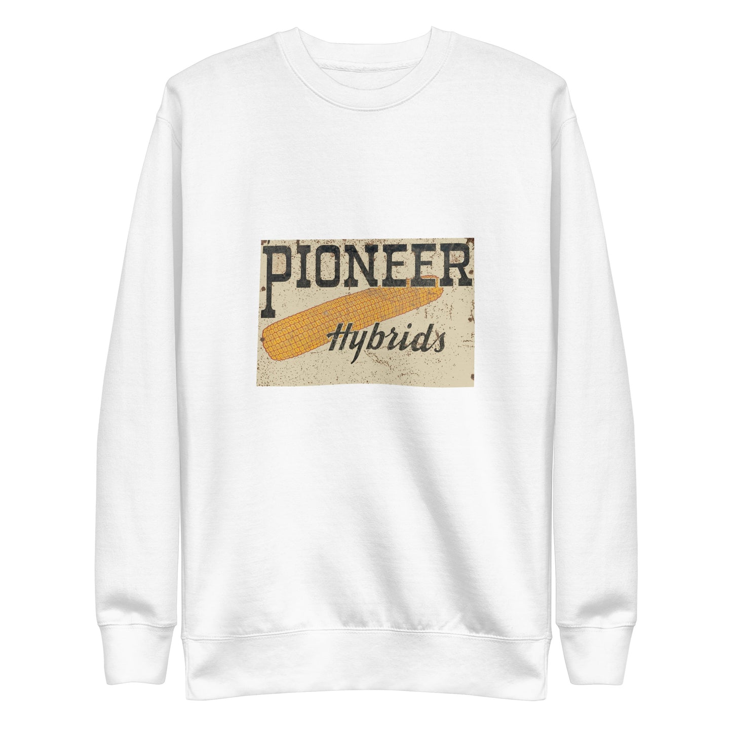 Vintage Pioneer Sign Unisex Premium Sweatshirt