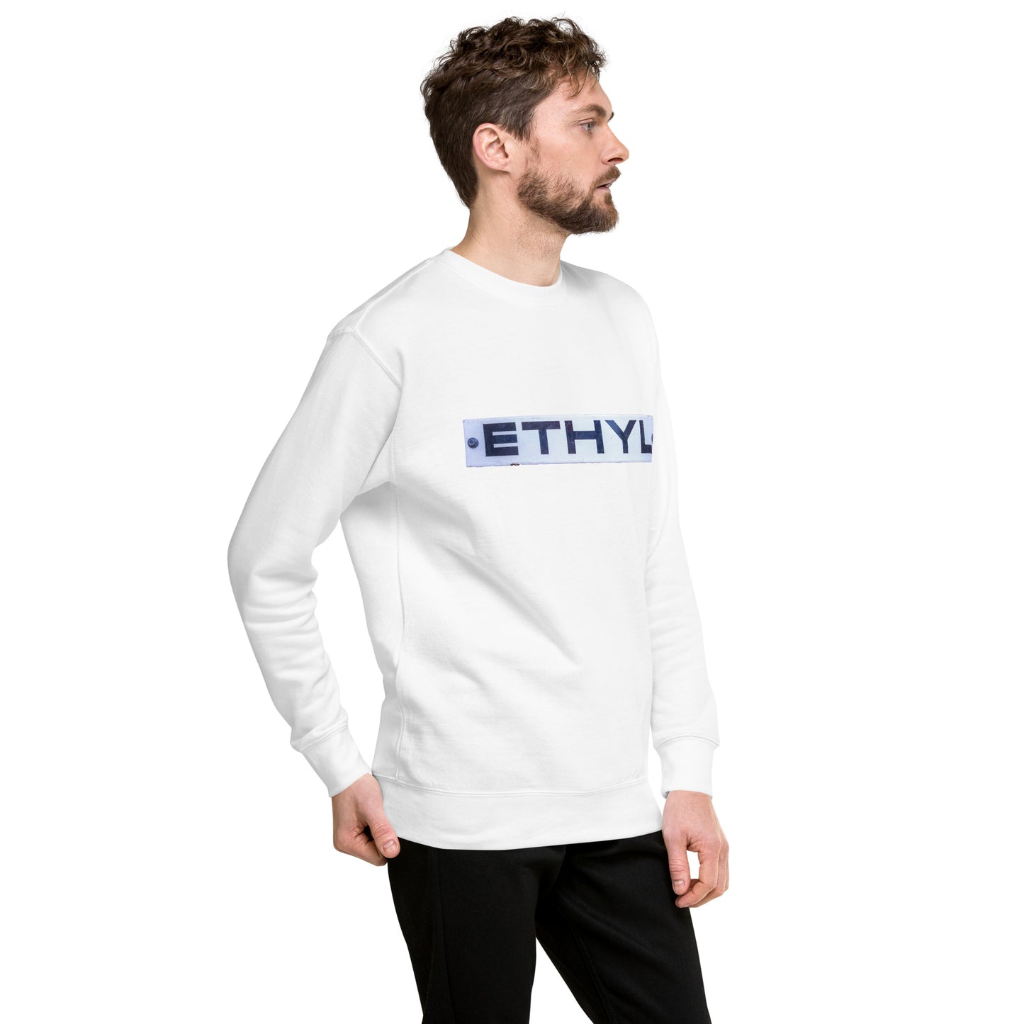 Vintage Ethyl Gas Sign Unisex Premium Sweatshirt