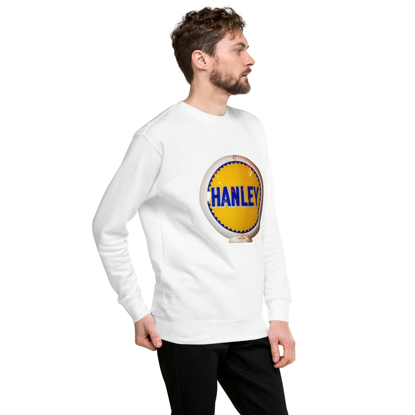 Retro Gas Globe Handly Unisex Premium Sweatshirt