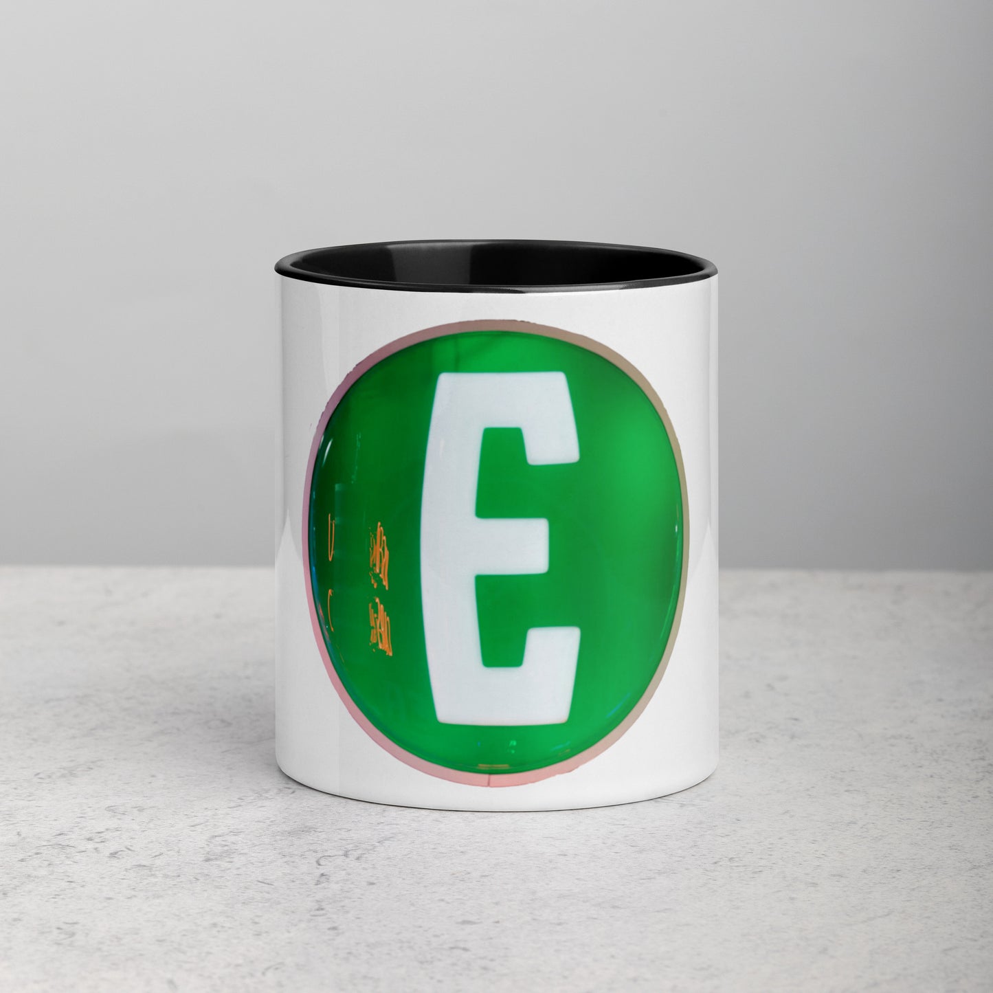 Edsel Globe Style Design Mug with Color Inside