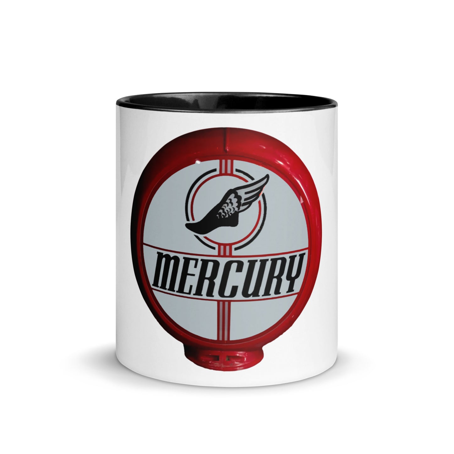 Retro Mercury Gas Globe Style Mug with Color Inside