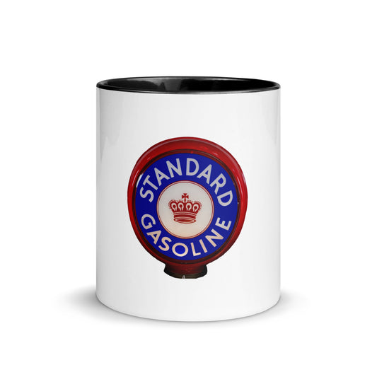 Retro Gas Globe Standard Gasoline Mug with Color Inside