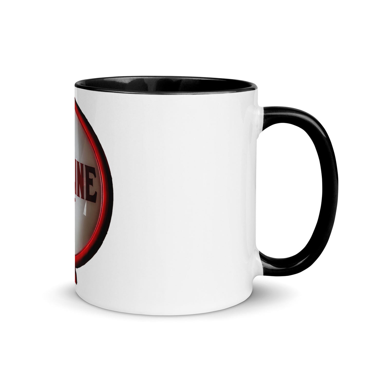Vintage Gas Globe design Mug with Color Inside