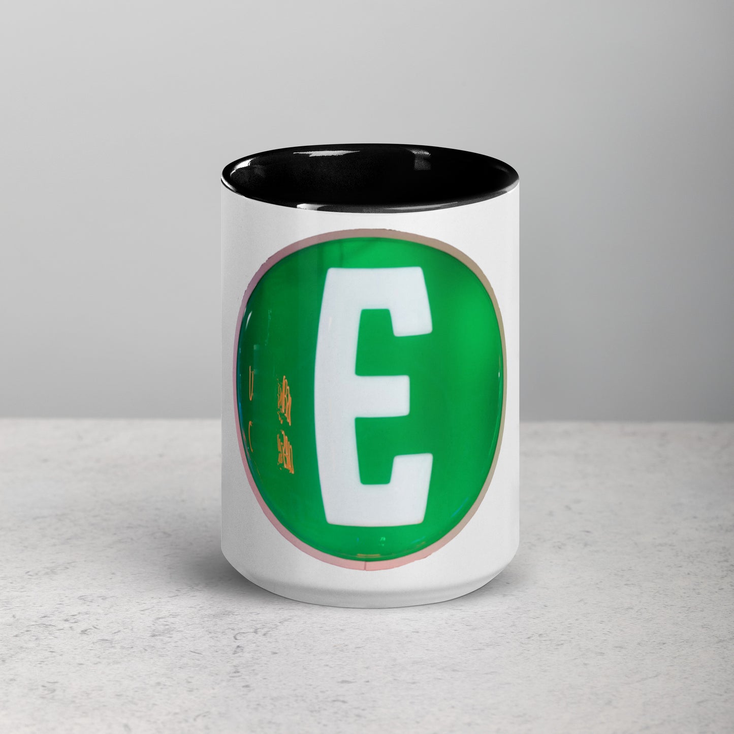 Edsel Globe Style Design Mug with Color Inside