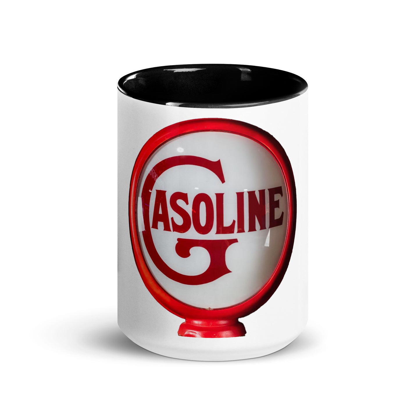 Vintage Gas Globe design Mug with Color Inside