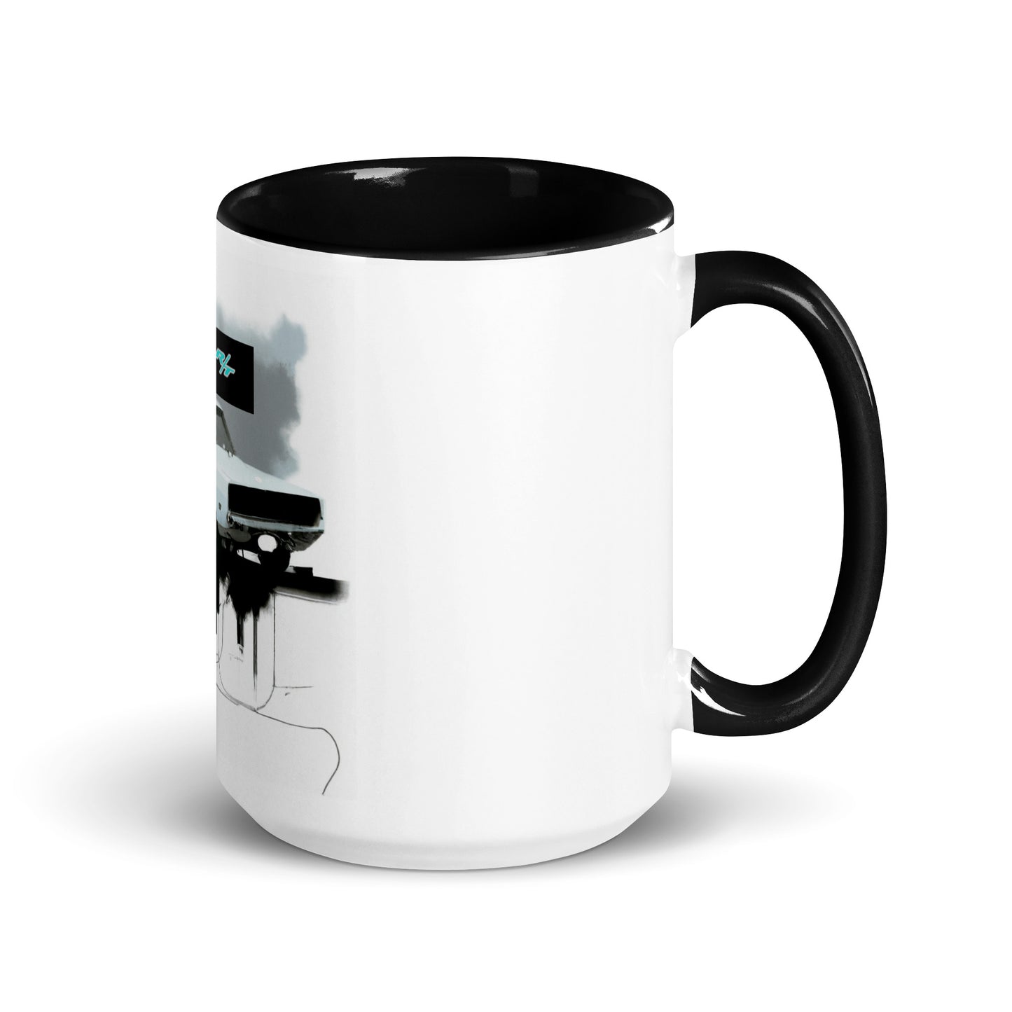 Charger RT Graffiti Style Mug with Color Inside