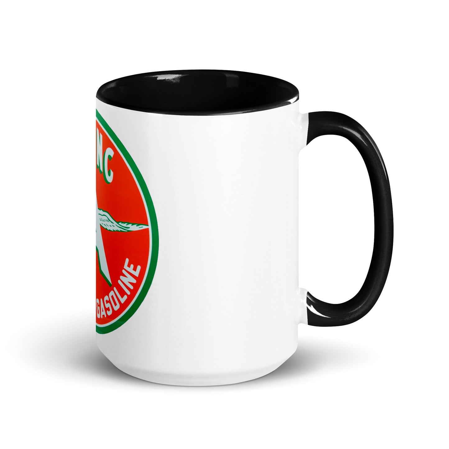 Vintage Flying A Porcelain Style Design Mug with Color Inside