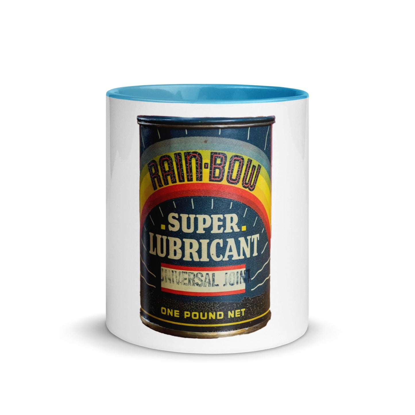 Vintage Grease Soup Can Style Mug with Color Inside