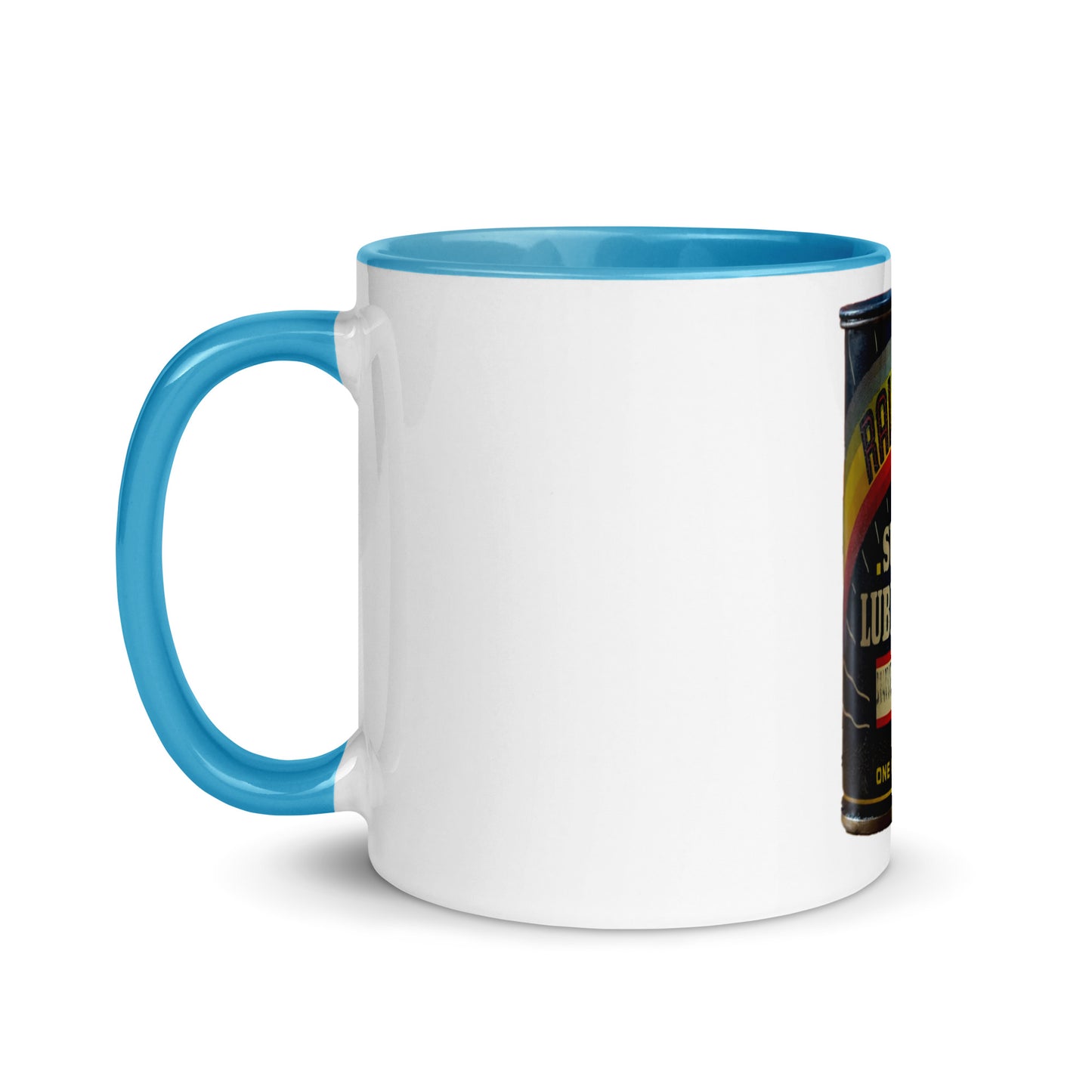 Vintage Grease Soup Can Style Mug with Color Inside