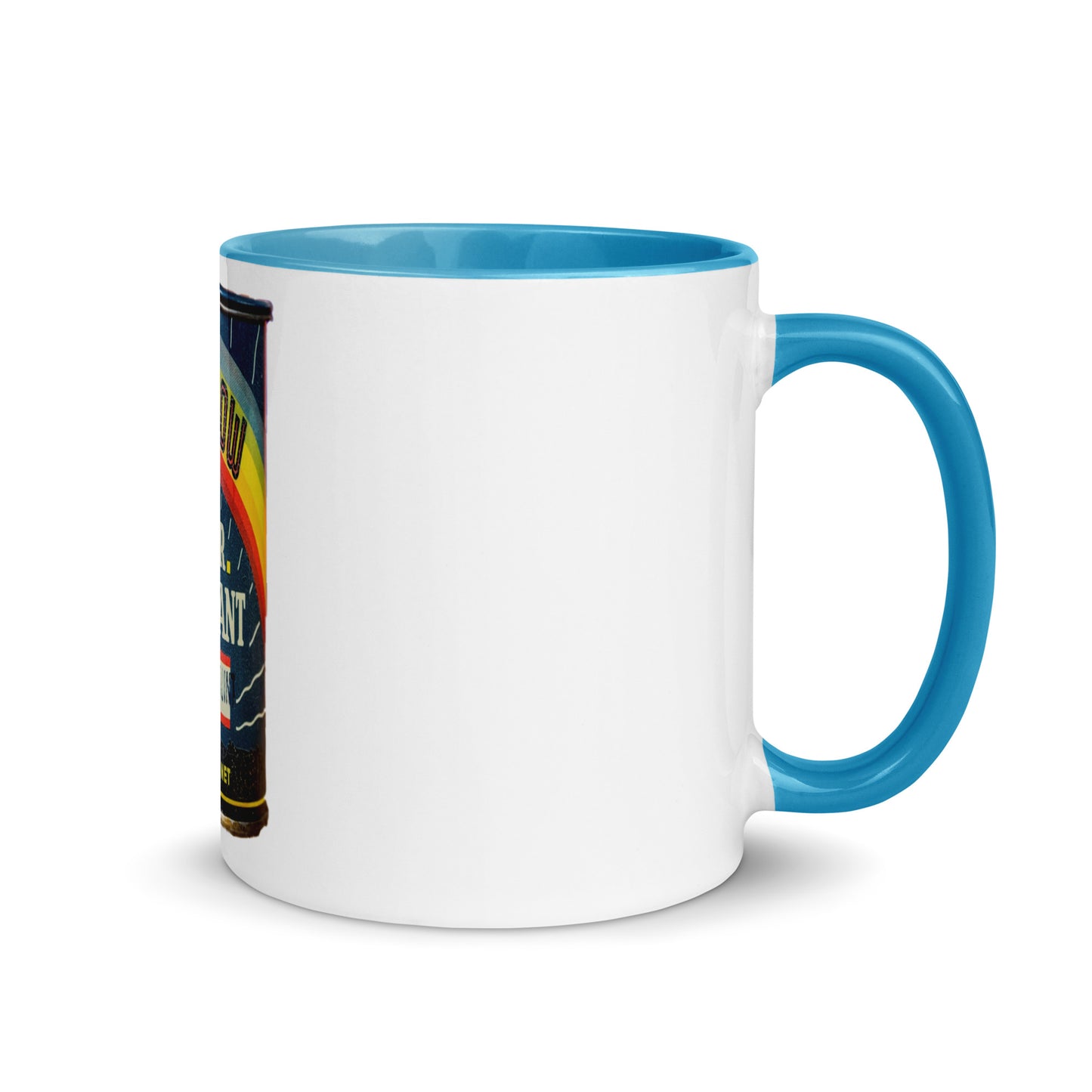 Vintage Grease Soup Can Style Mug with Color Inside