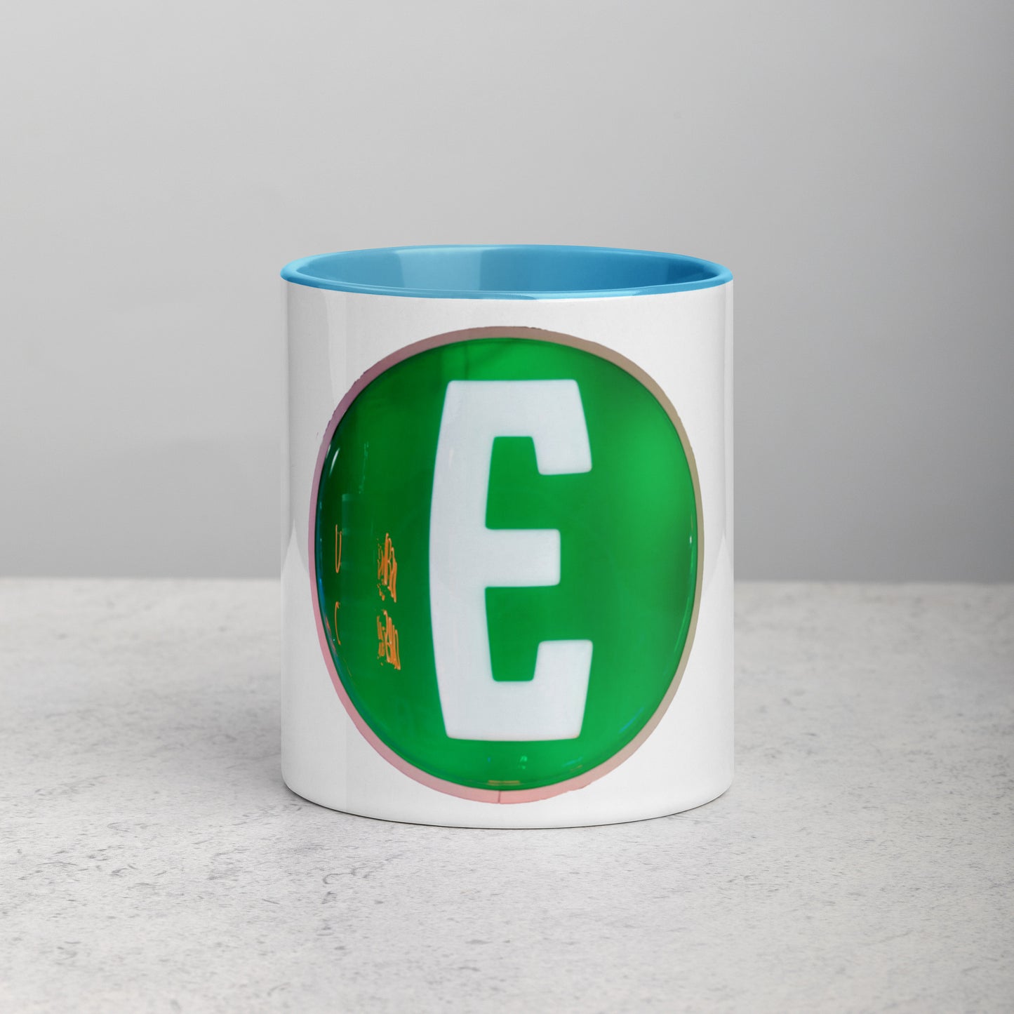 Edsel Globe Style Design Mug with Color Inside