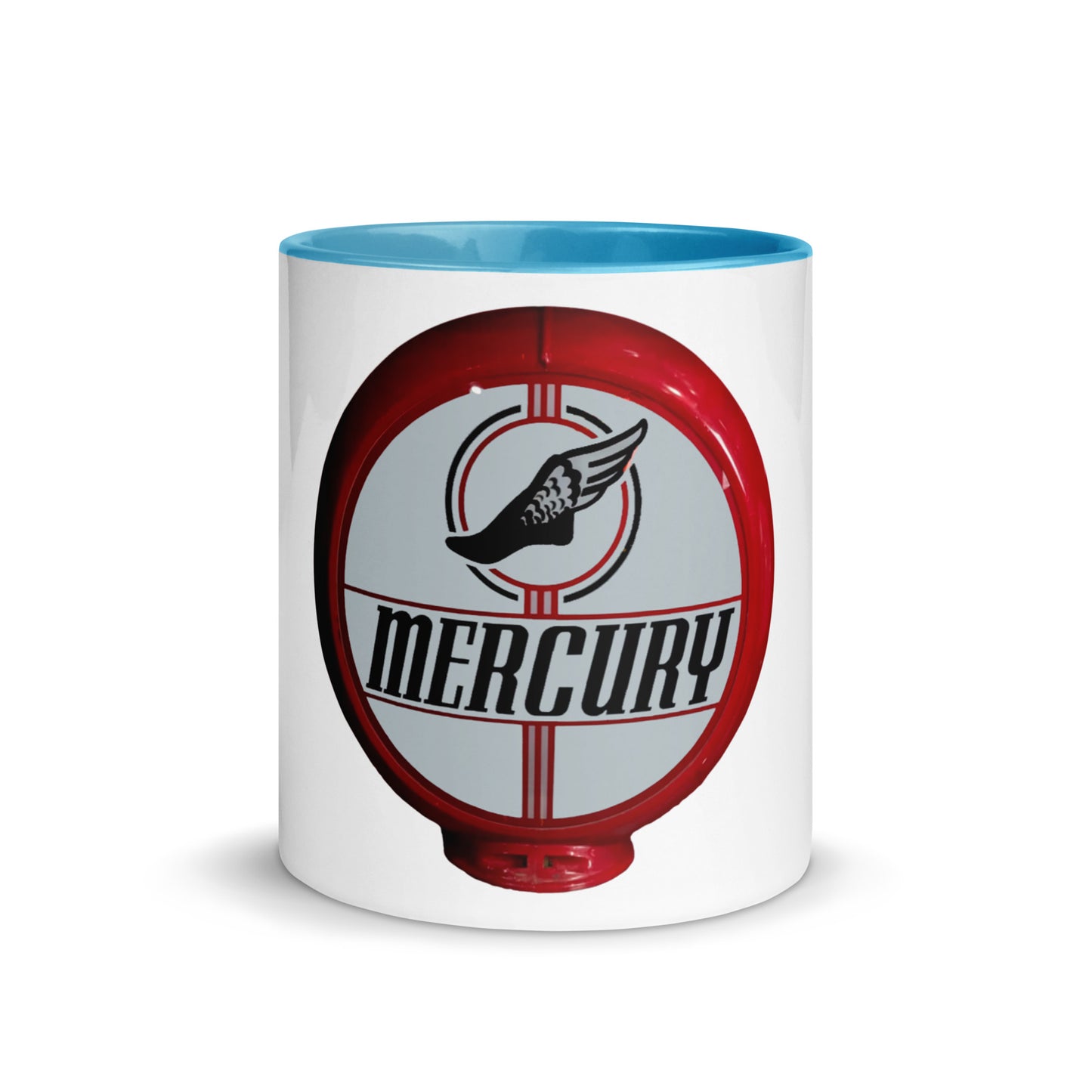 Retro Mercury Gas Globe Style Mug with Color Inside