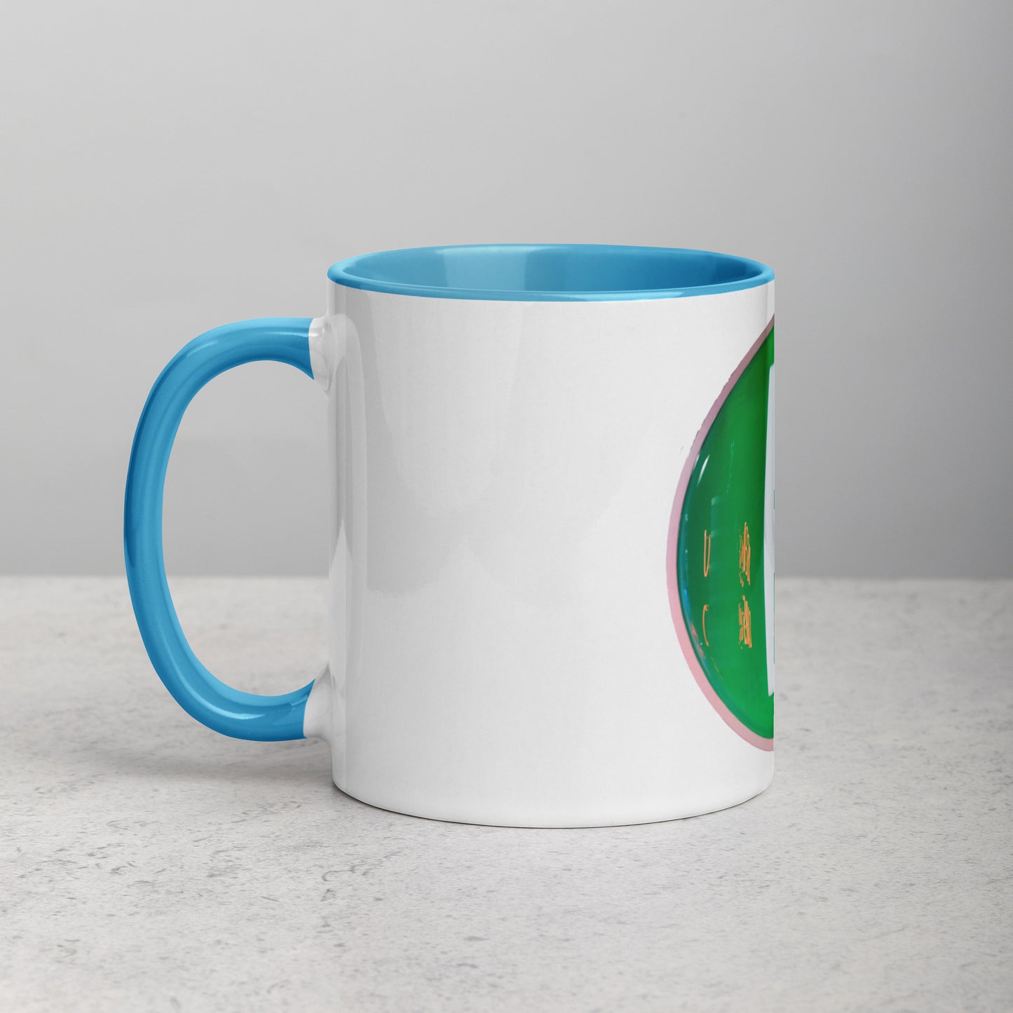 Edsel Globe Style Design Mug with Color Inside