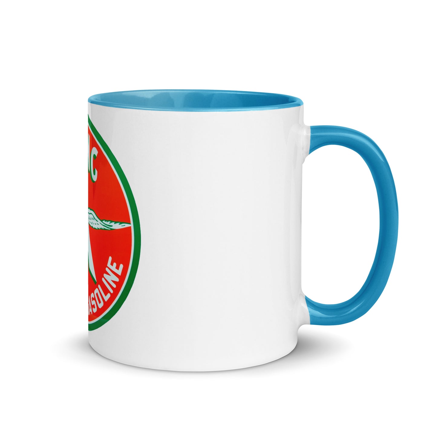Vintage Flying A Porcelain Style Design Mug with Color Inside