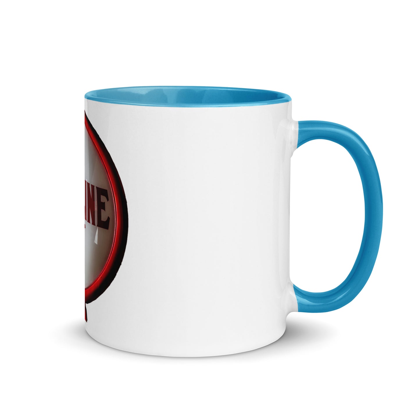 Vintage Gas Globe design Mug with Color Inside