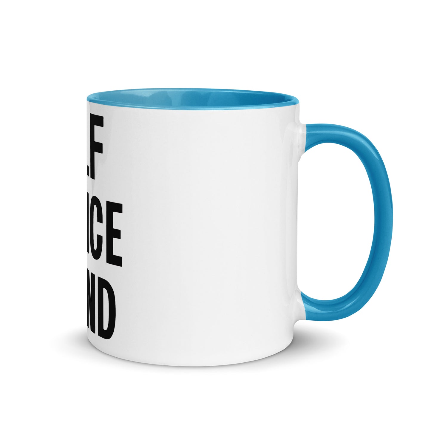 Self Service Island Design Mug with Color Inside