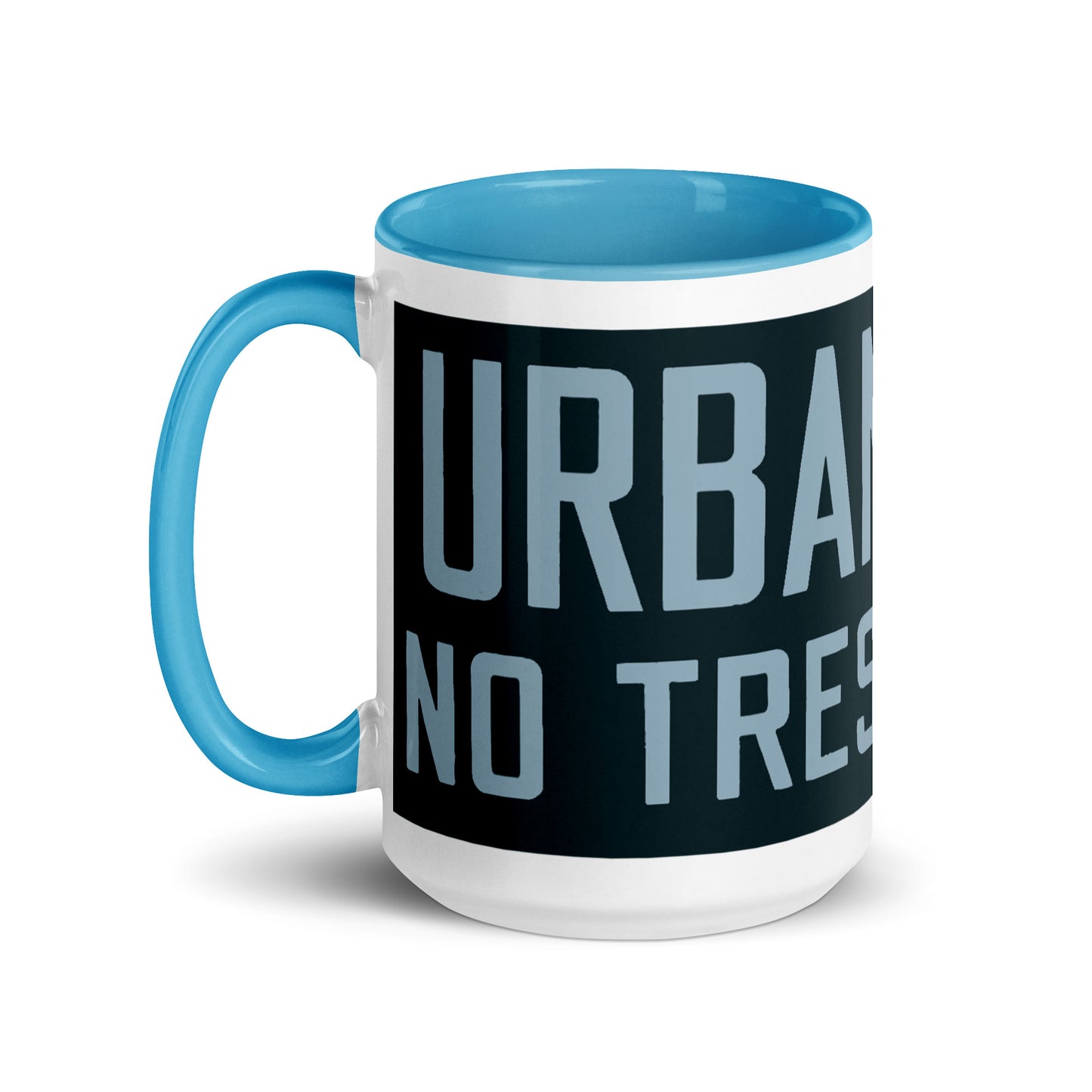 Retro Urban Farm Sign Porcelain Style Mug with Color Inside