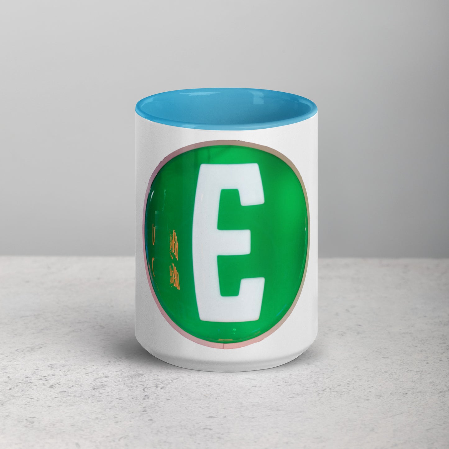 Edsel Globe Style Design Mug with Color Inside