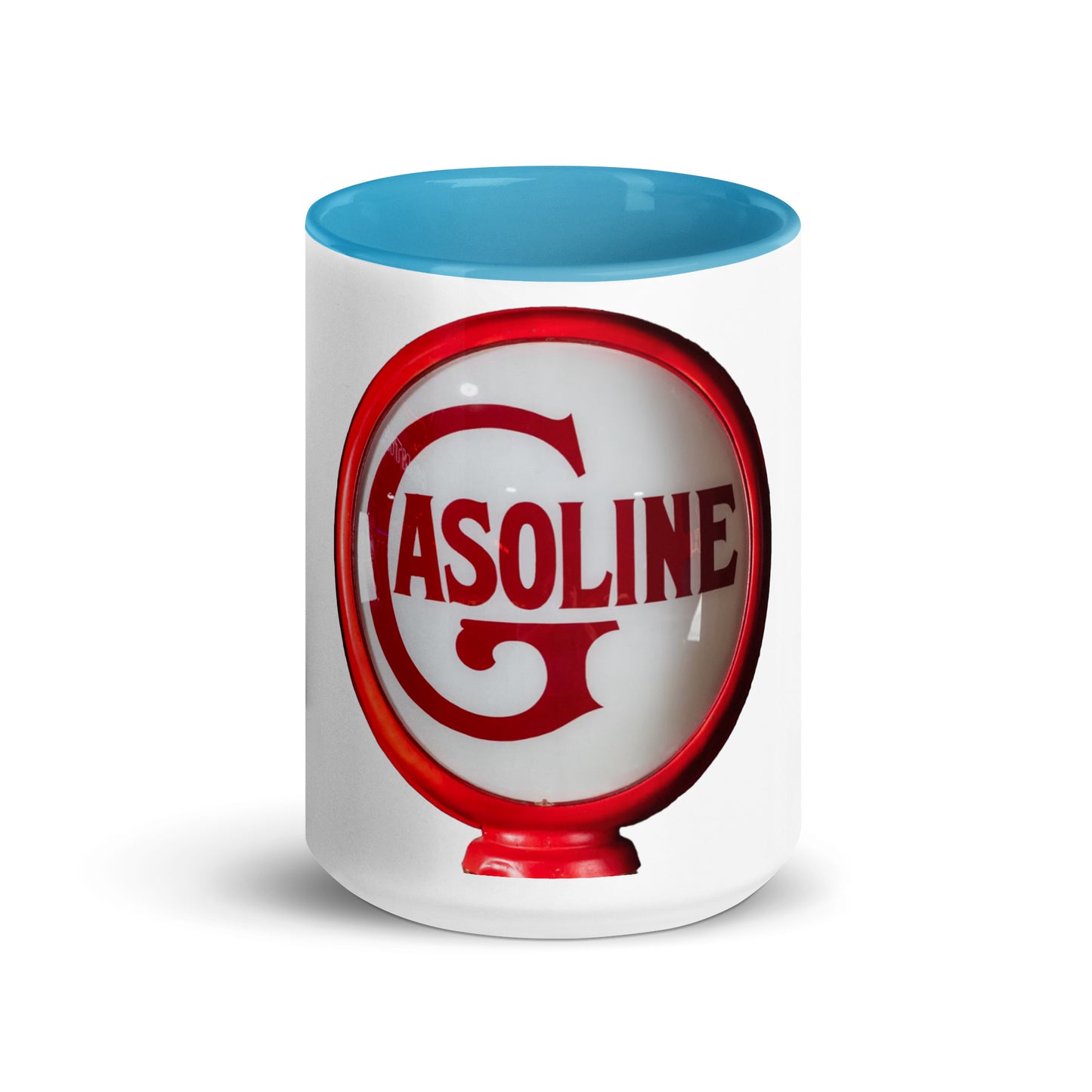 Vintage Gas Globe design Mug with Color Inside