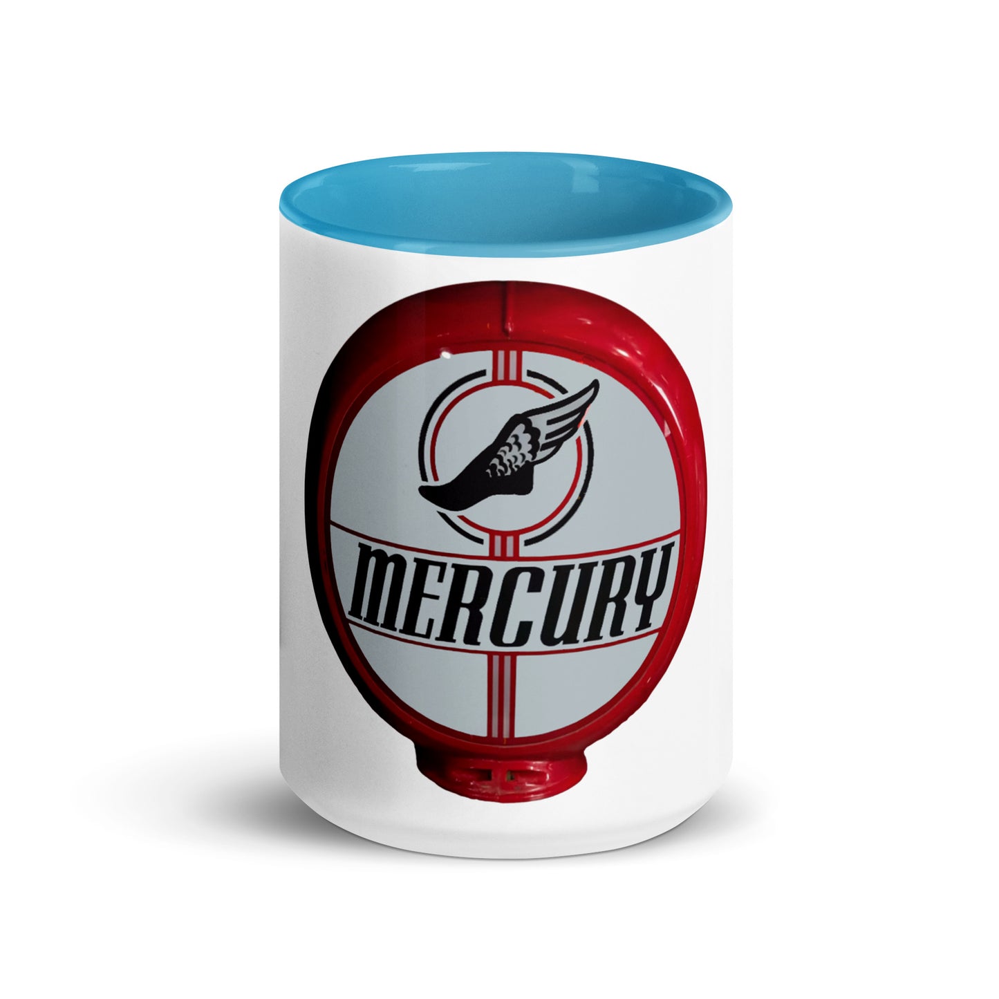 Retro Mercury Gas Globe Style Mug with Color Inside