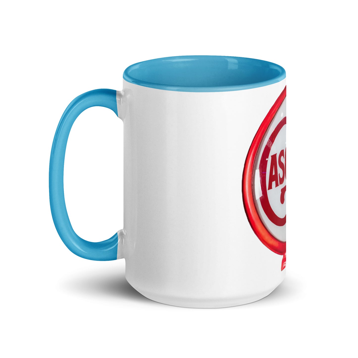 Vintage Gas Globe design Mug with Color Inside