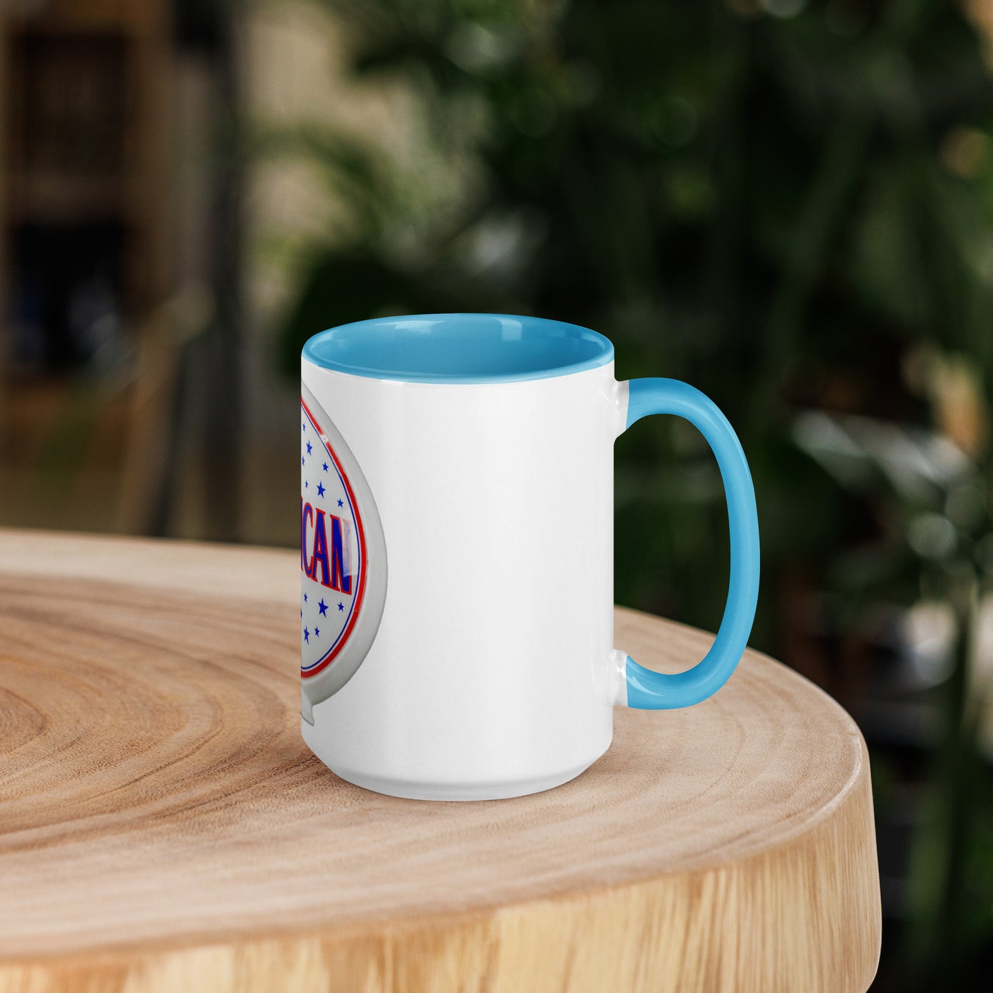 American Gas Globe Style Mug with Color Inside