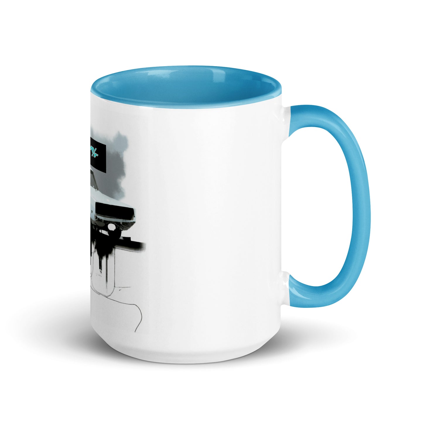 Charger RT Graffiti Style Mug with Color Inside