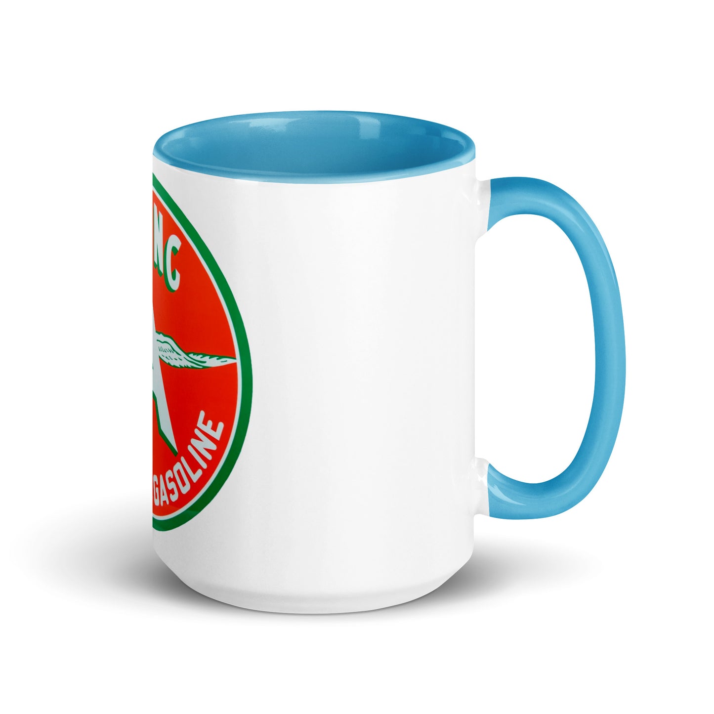 Vintage Flying A Porcelain Style Design Mug with Color Inside