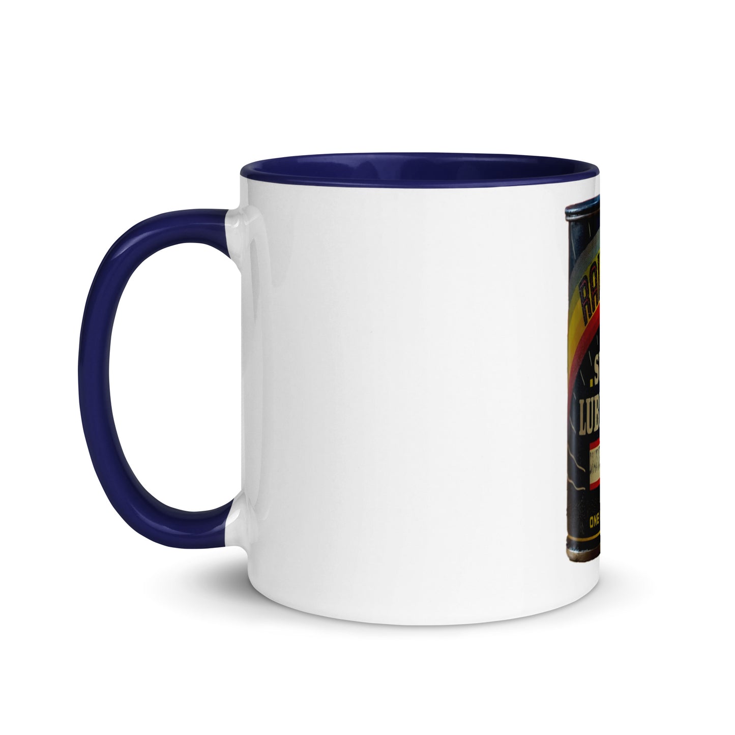 Vintage Grease Soup Can Style Mug with Color Inside