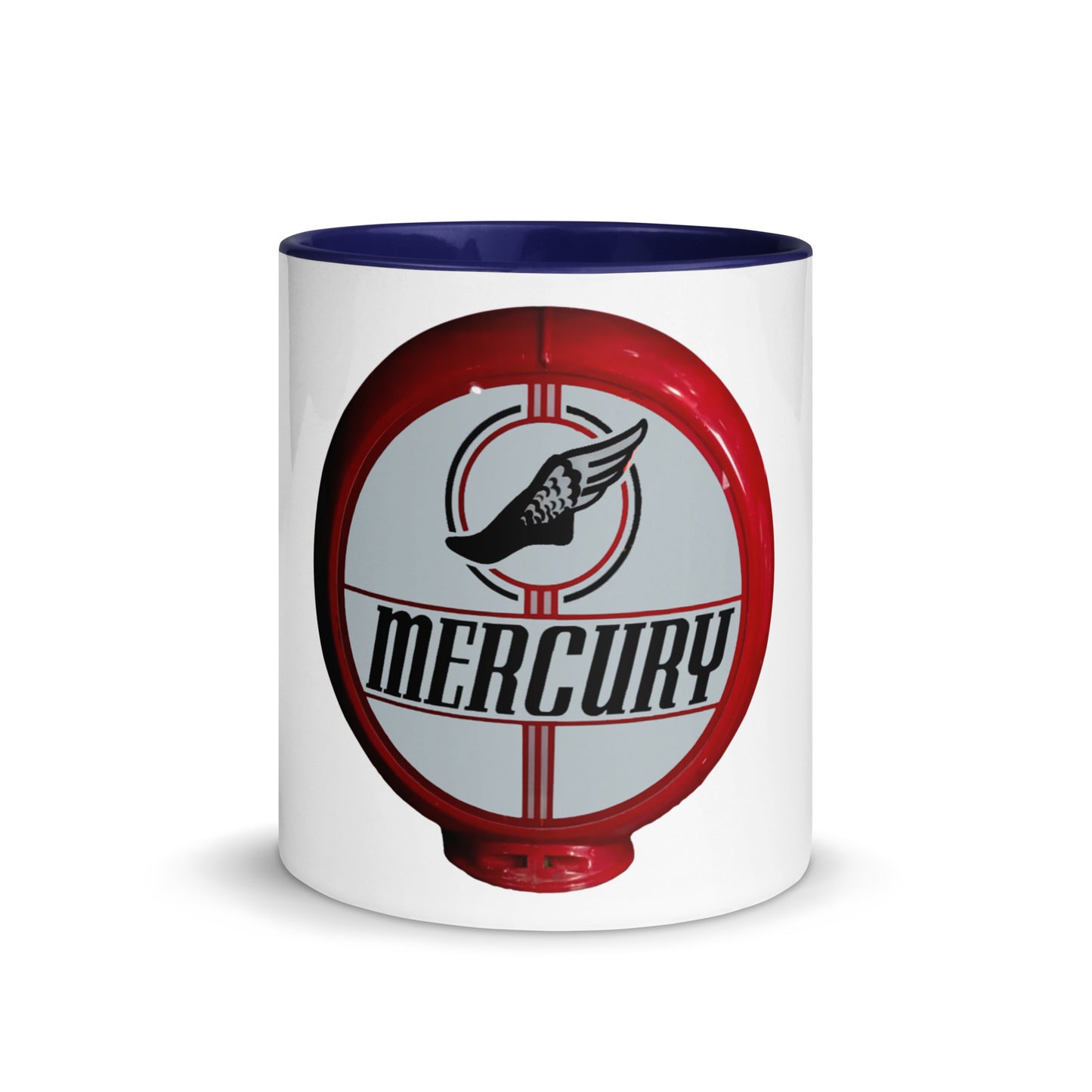 Retro Mercury Gas Globe Style Mug with Color Inside