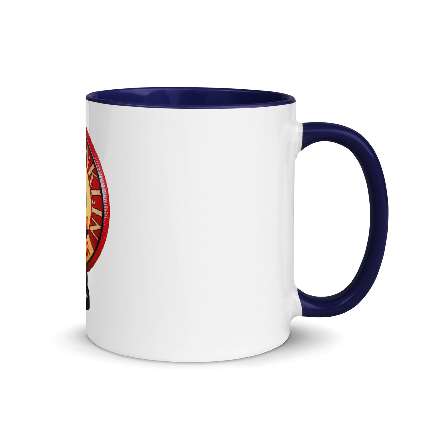 Ben Franklin Globe Style Mug with Color Inside