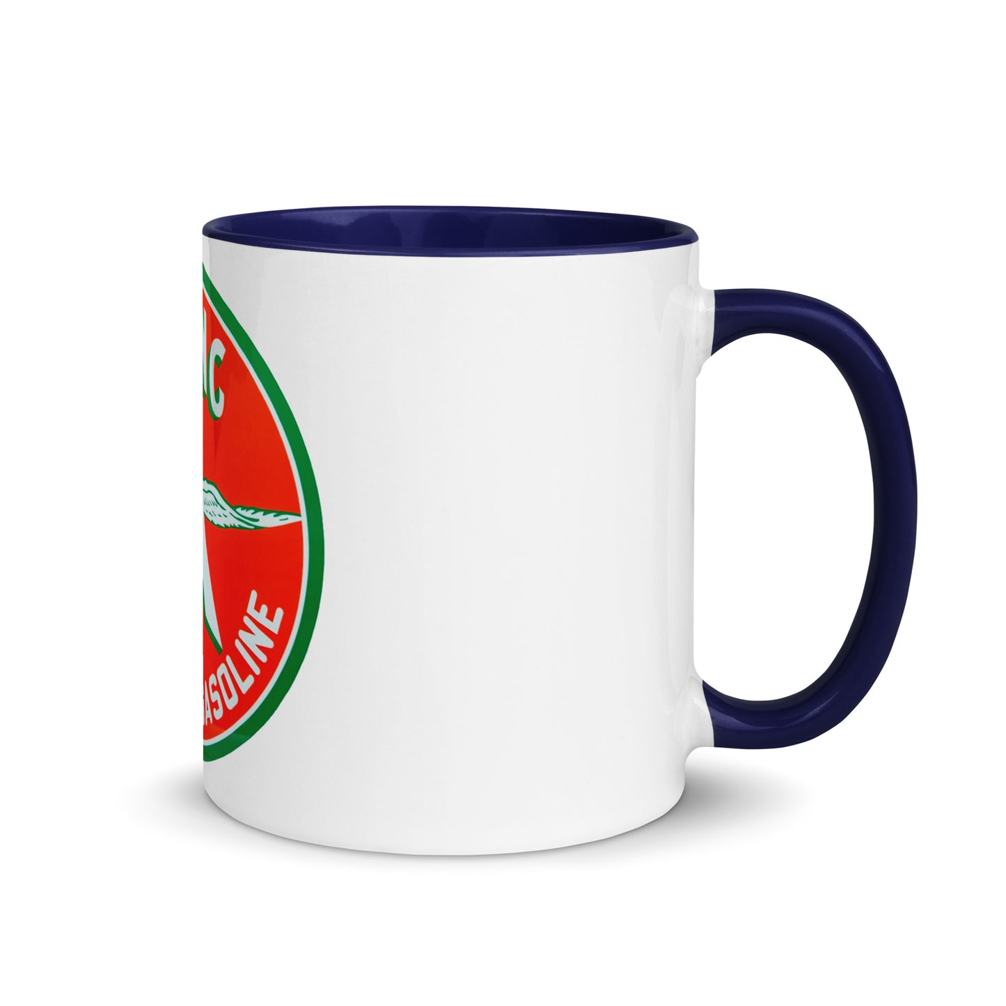 Vintage Flying A Porcelain Style Design Mug with Color Inside