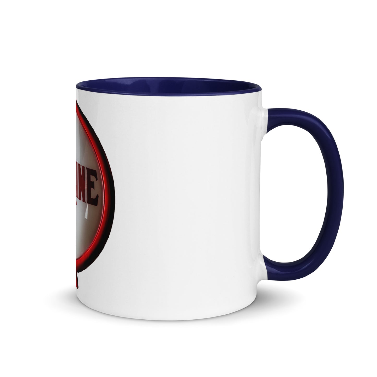 Vintage Gas Globe design Mug with Color Inside