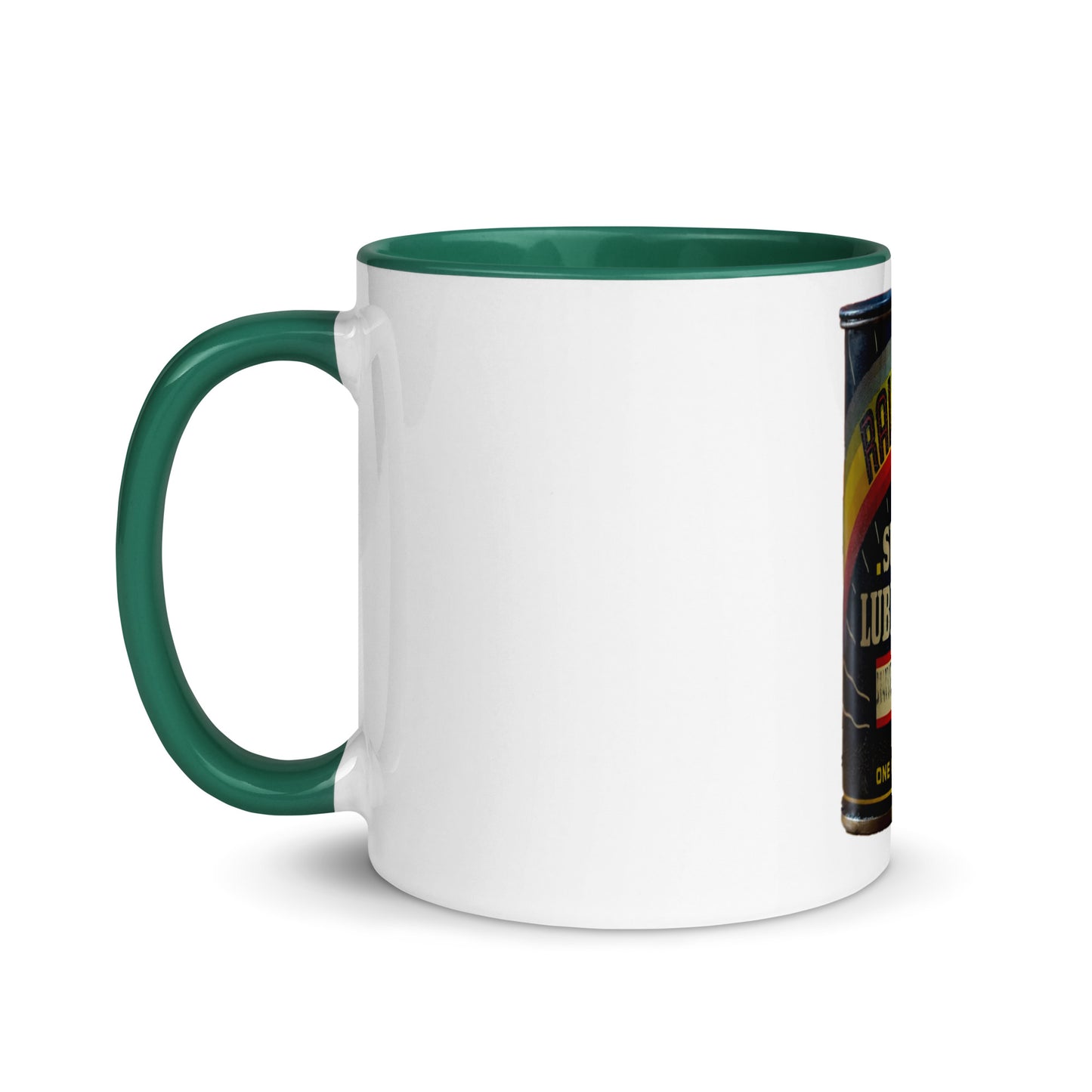 Vintage Grease Soup Can Style Mug with Color Inside